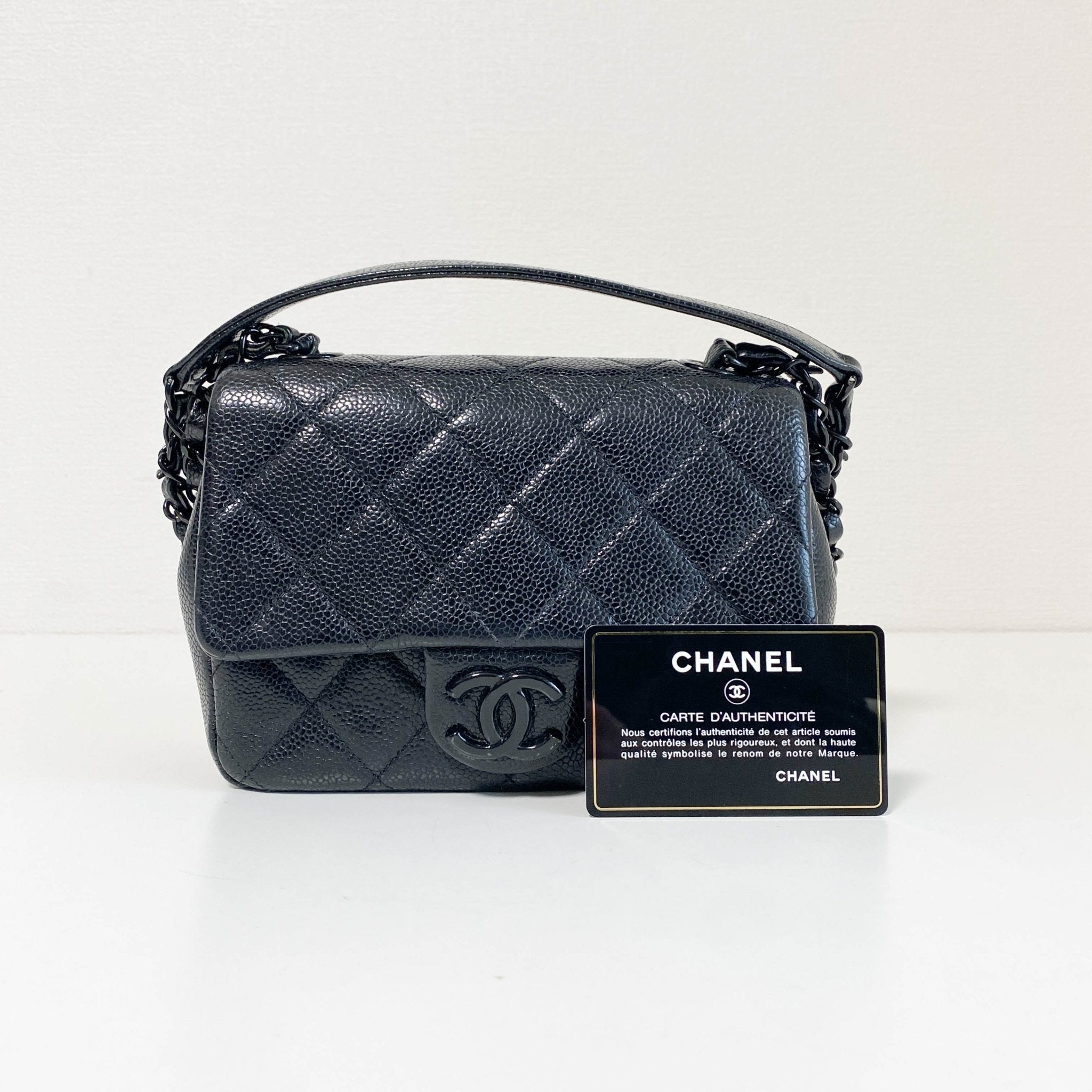 CHANEL Timeless Classic Single Flap So Black Caviar Leather Bag, in , Sold by HIVE PRELOVED - Crossbody bags, ,