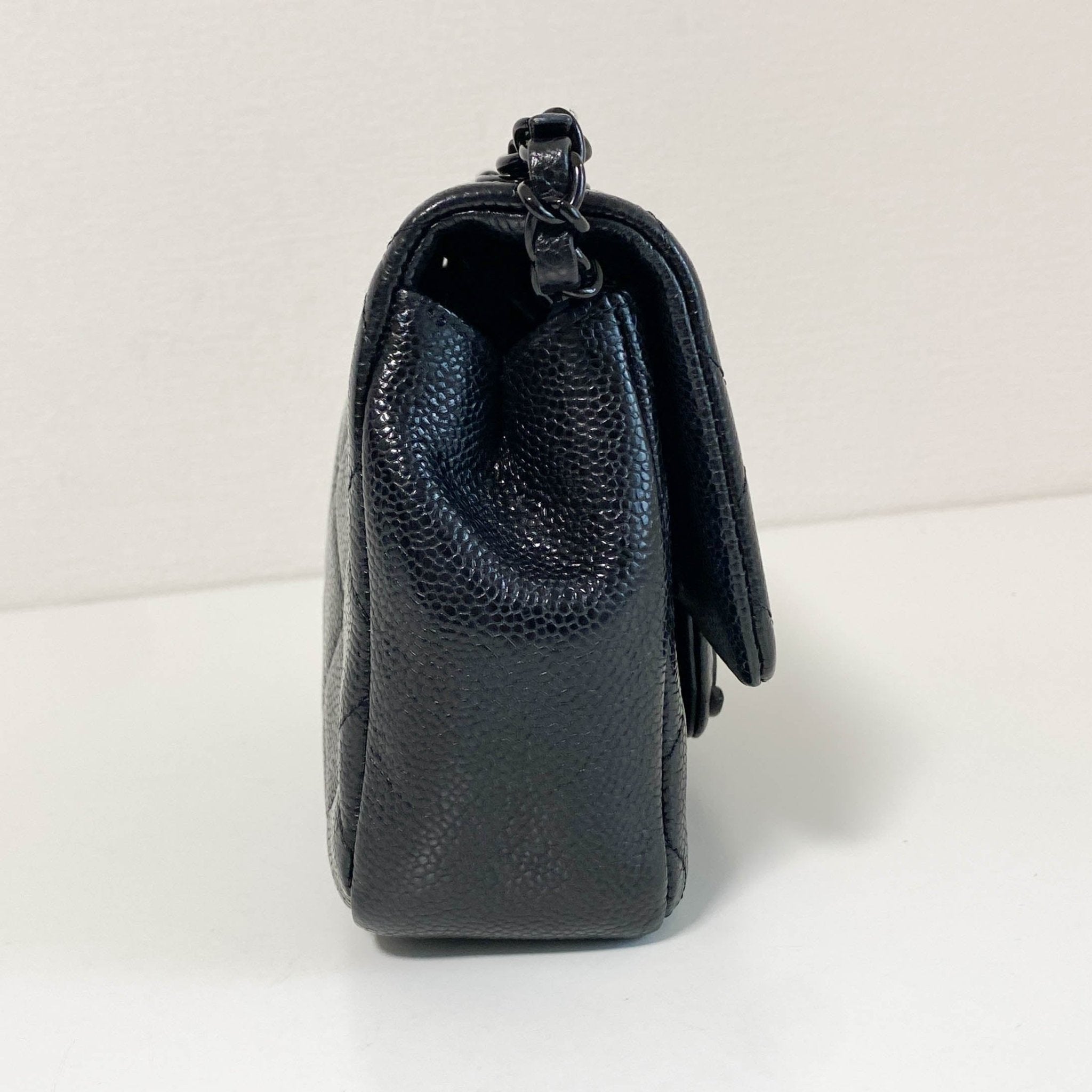 CHANEL Timeless Classic Single Flap So Black Caviar Leather Bag, in , Sold by HIVE PRELOVED - Crossbody bags, ,