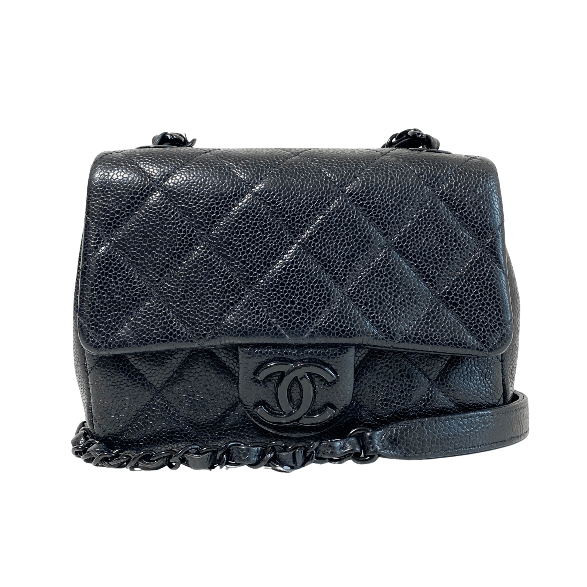 CHANEL Timeless Classic Single Flap So Black Caviar Leather Bag, in , Sold by HIVE PRELOVED - Crossbody bags, ,