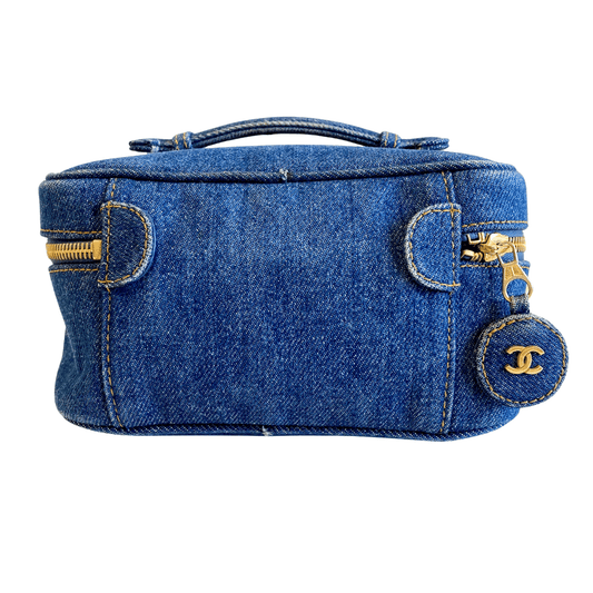 CHANEL Trendy CC Denim Vanity Bag, in , Sold by HIVE PRELOVED - Handle Bags, ,