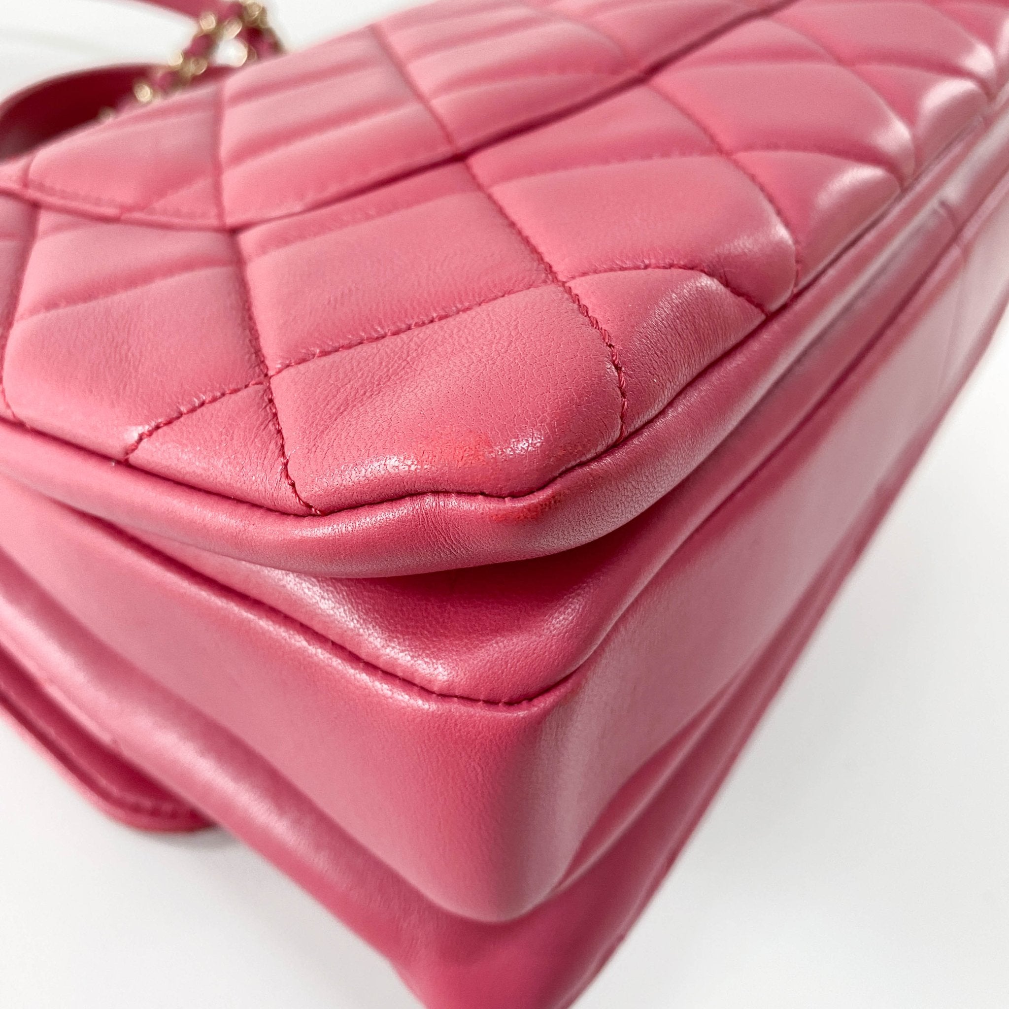 CHANEL Trendy CC Lambskin Pink Handle Bag, in , Sold by HIVE PRELOVED - Shoulder Bags, ,