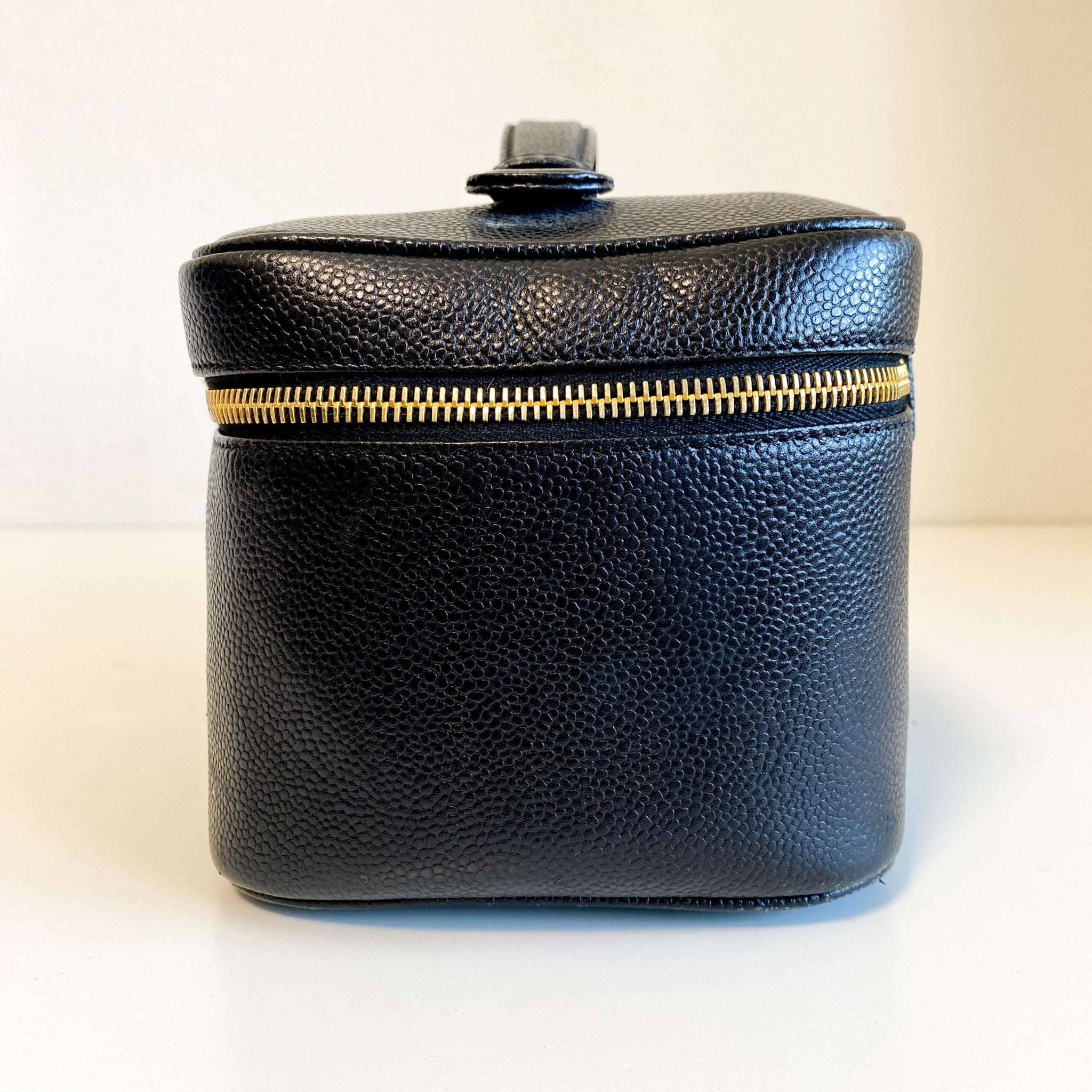 CHANEL Vanity Case Black Pouch Bag, in , Sold by HIVE PRELOVED - Handle Bags, ,