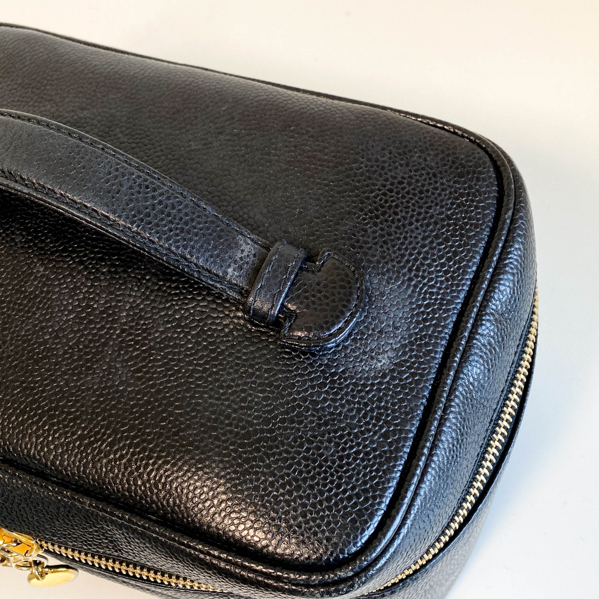 CHANEL Vanity Case Black Pouch Bag, in , Sold by HIVE PRELOVED - Handle Bags, ,