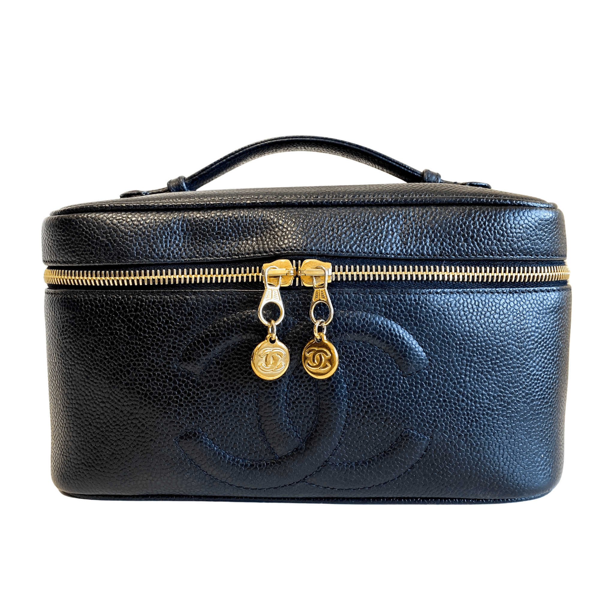 CHANEL Vanity Case Black Pouch Bag, in , Sold by HIVE PRELOVED - Handle Bags, ,