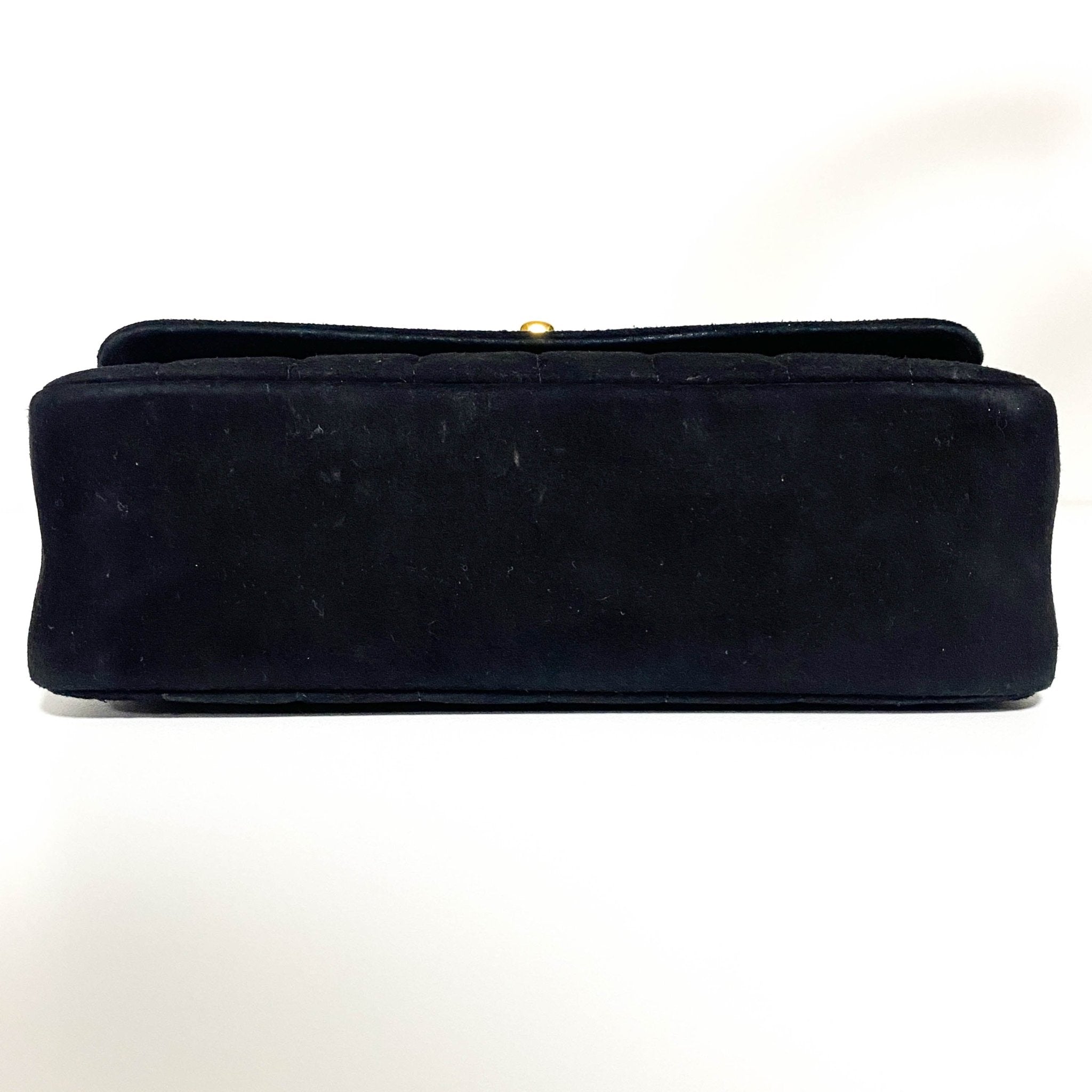 CHANEL Vertical Black Suede CC Turnlock Flap Chain Shoulder Bag, in , Sold by HIVE PRELOVED - Shoulder Bags, ,