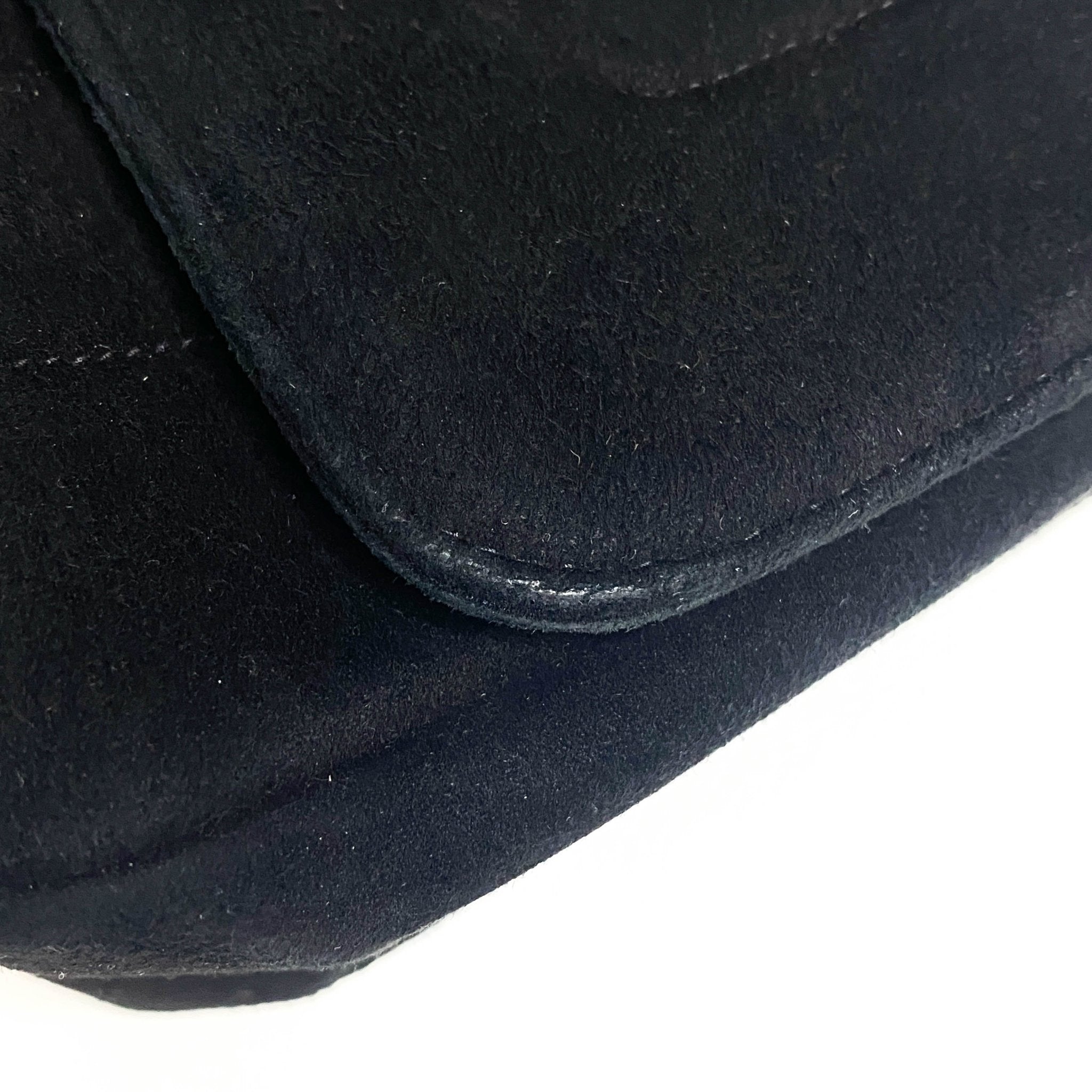 CHANEL Vertical Black Suede CC Turnlock Flap Chain Shoulder Bag, in , Sold by HIVE PRELOVED - Shoulder Bags, ,