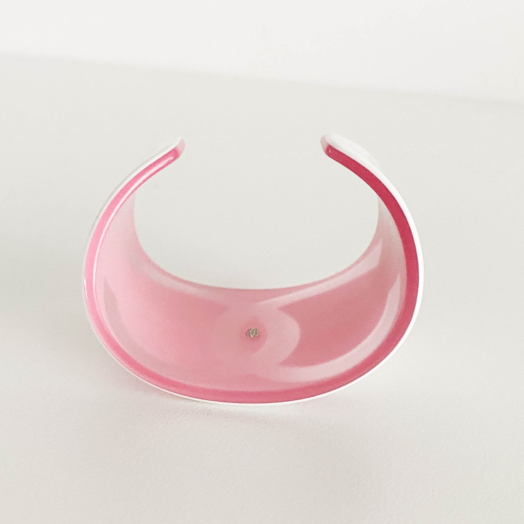 CHANEL Vintage Chanel Pink Cutout Oversize CC Cuff2001, in , Sold by HIVE PRELOVED - Bracelets / Bangles, ,