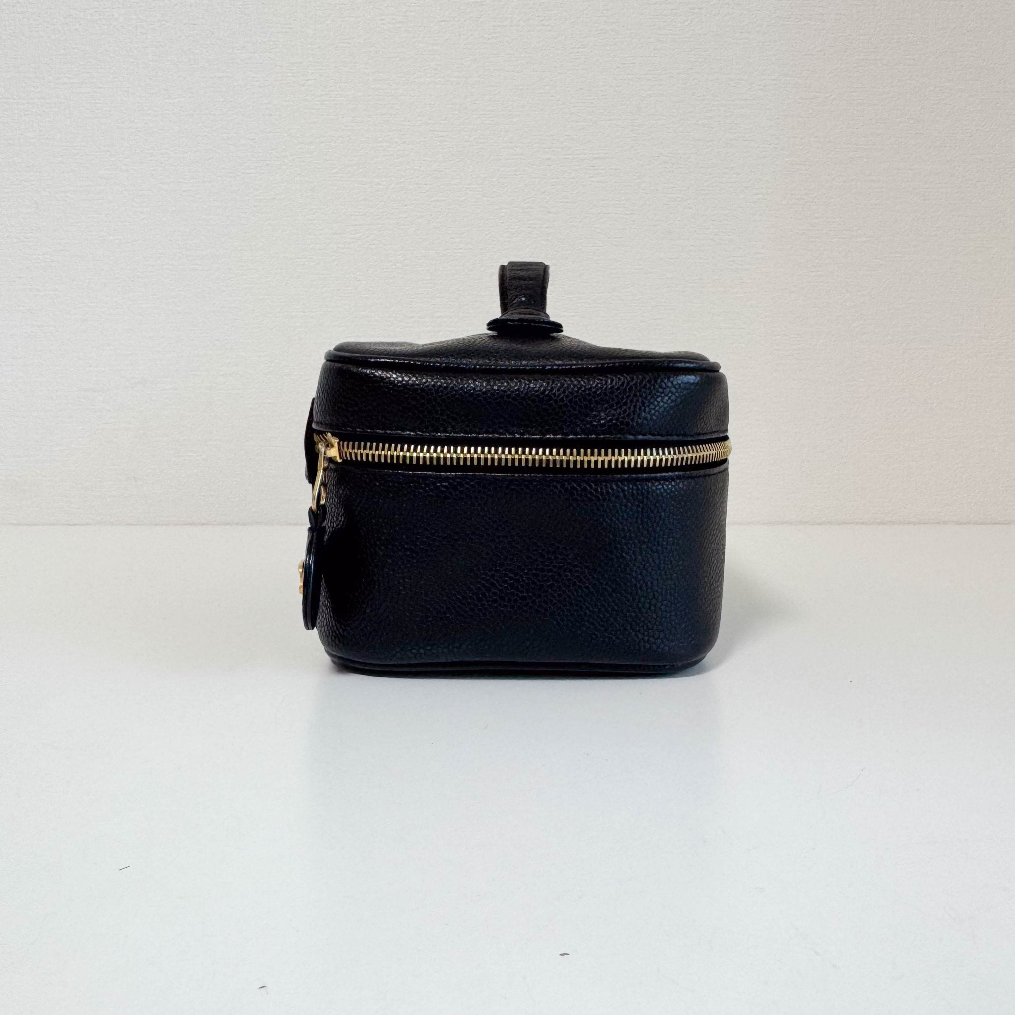 CHANEL Vintage Coco Mark Handbag Vanity Bag Black, in , Sold by HIVE PRELOVED - Amenitiy Bag / Pouch, ,