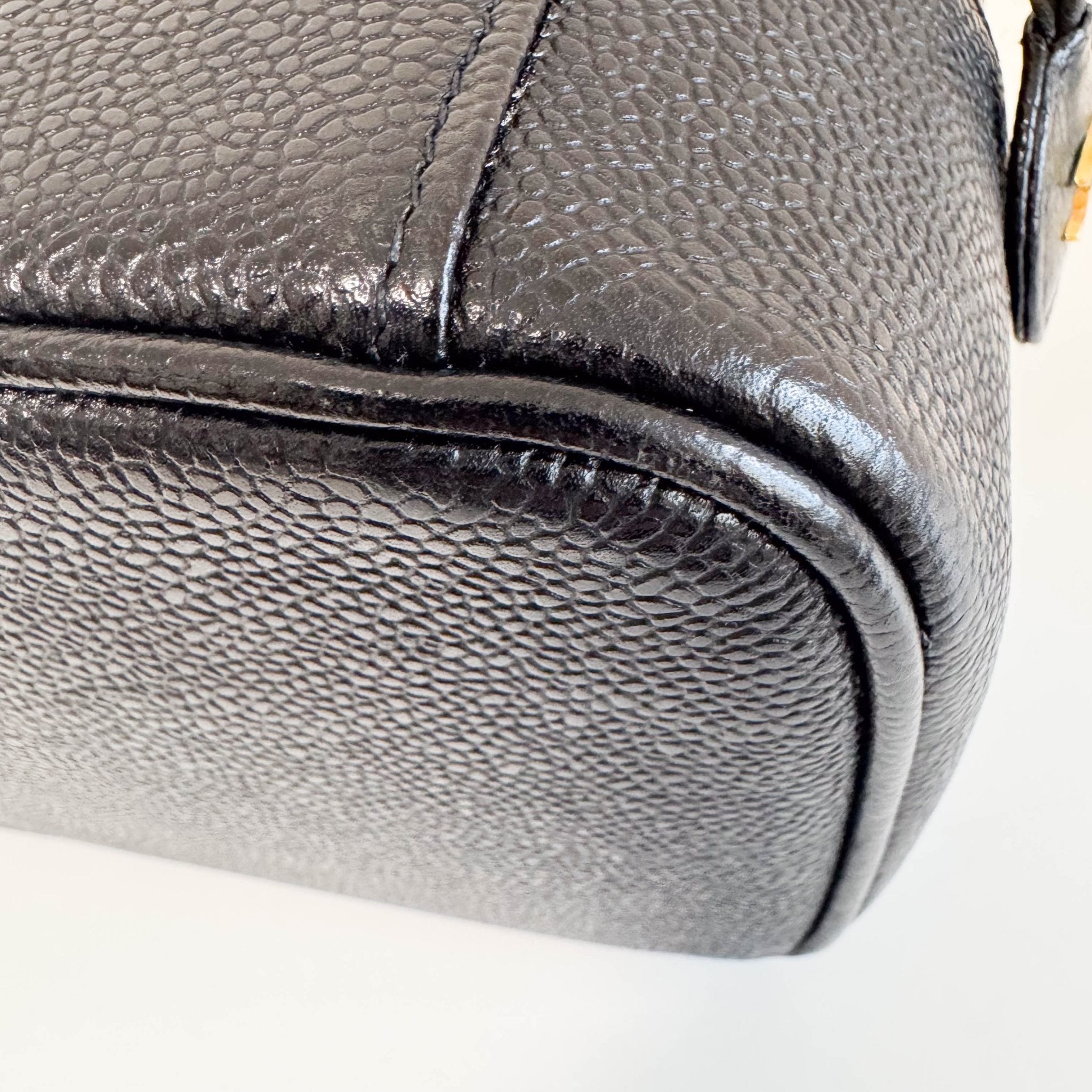 CHANEL Vintage Coco Mark Handbag Vanity Bag Black, in , Sold by HIVE PRELOVED - Amenitiy Bag / Pouch, ,