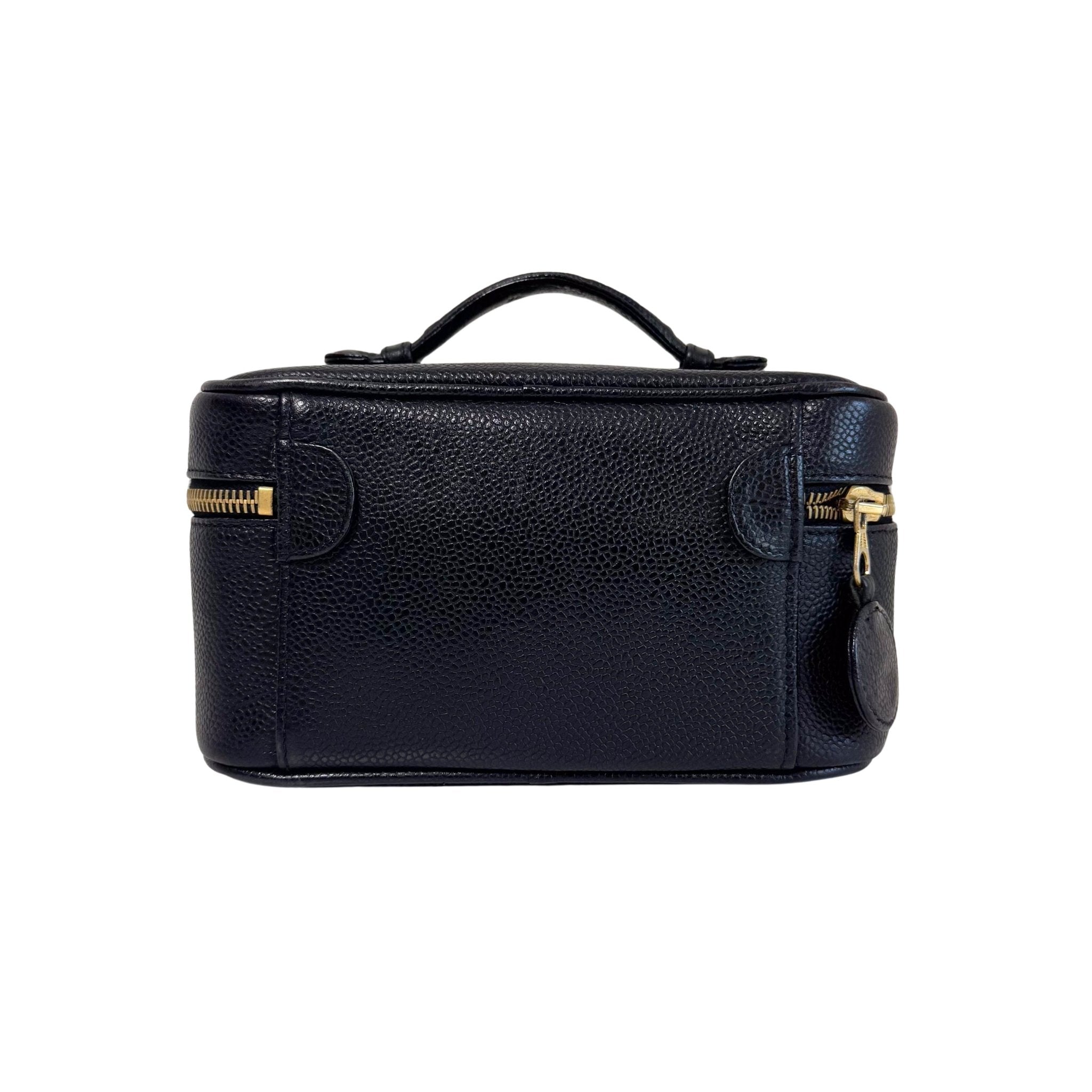 CHANEL Vintage Coco Mark Handbag Vanity Bag Black, in , Sold by HIVE PRELOVED - Amenitiy Bag / Pouch, ,