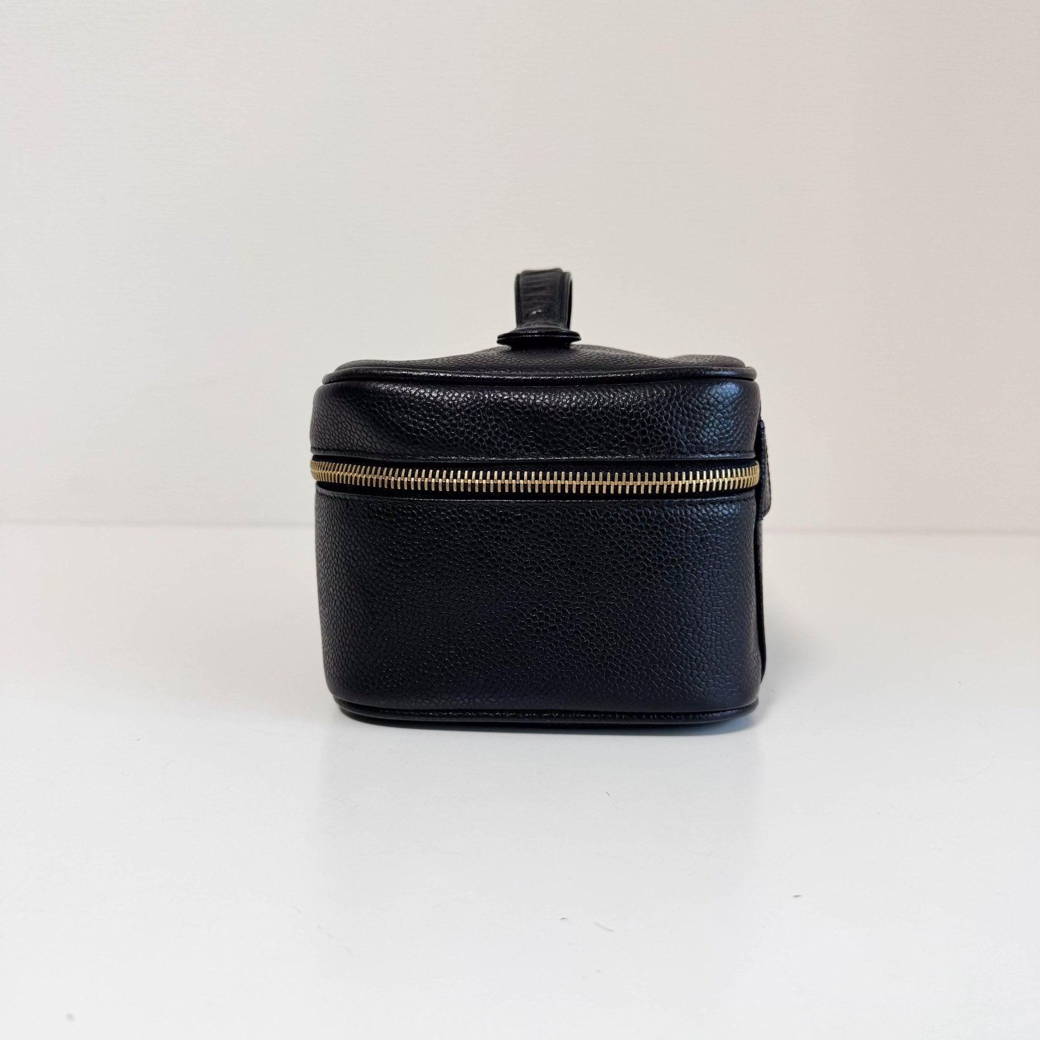CHANEL Vintage Coco Mark Handbag Vanity Bag Black, in , Sold by HIVE PRELOVED - Amenitiy Bag / Pouch, ,