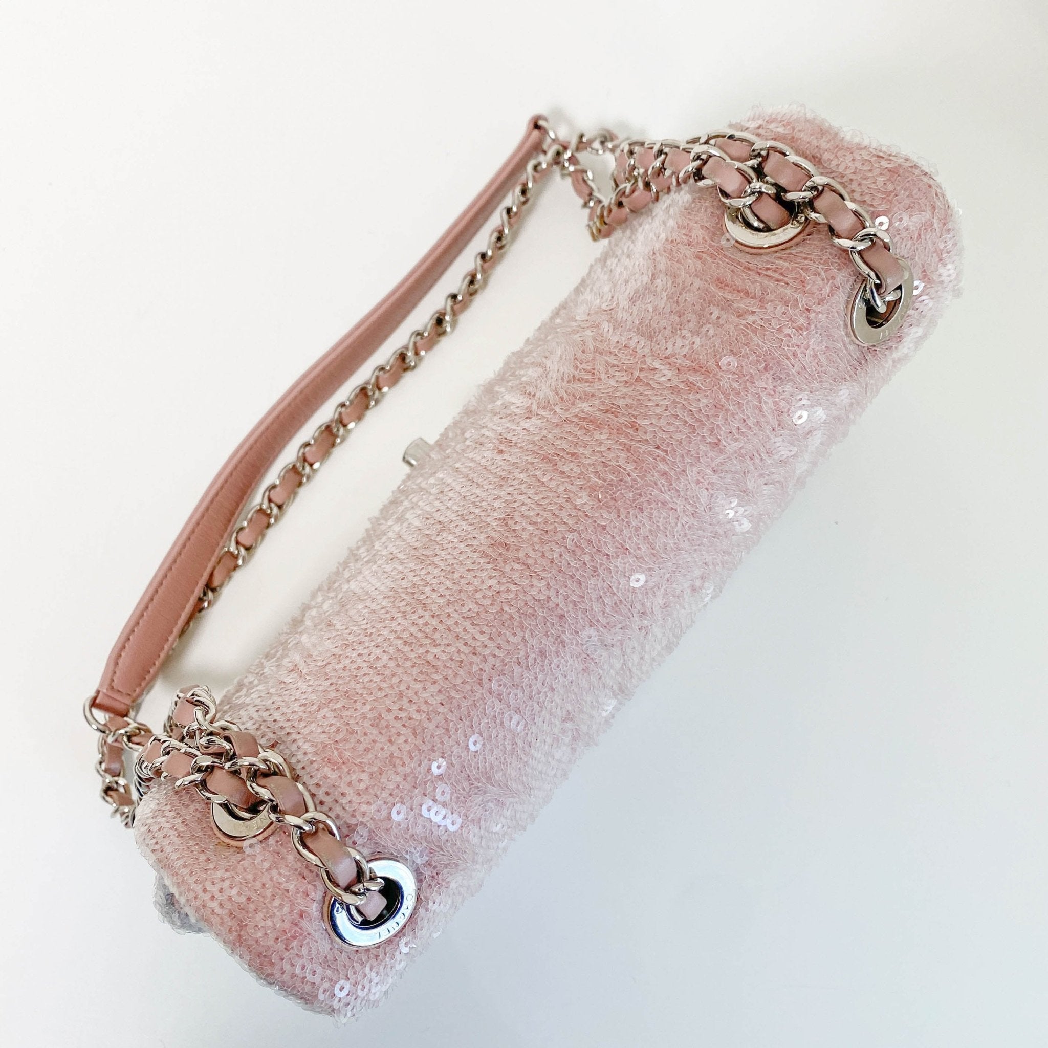 CHANEL Waterfall Sequin Multi Colour CC Single Flap Chain Shoulder Bag, in , Sold by HIVE PRELOVED - Shoulder Bags, ,