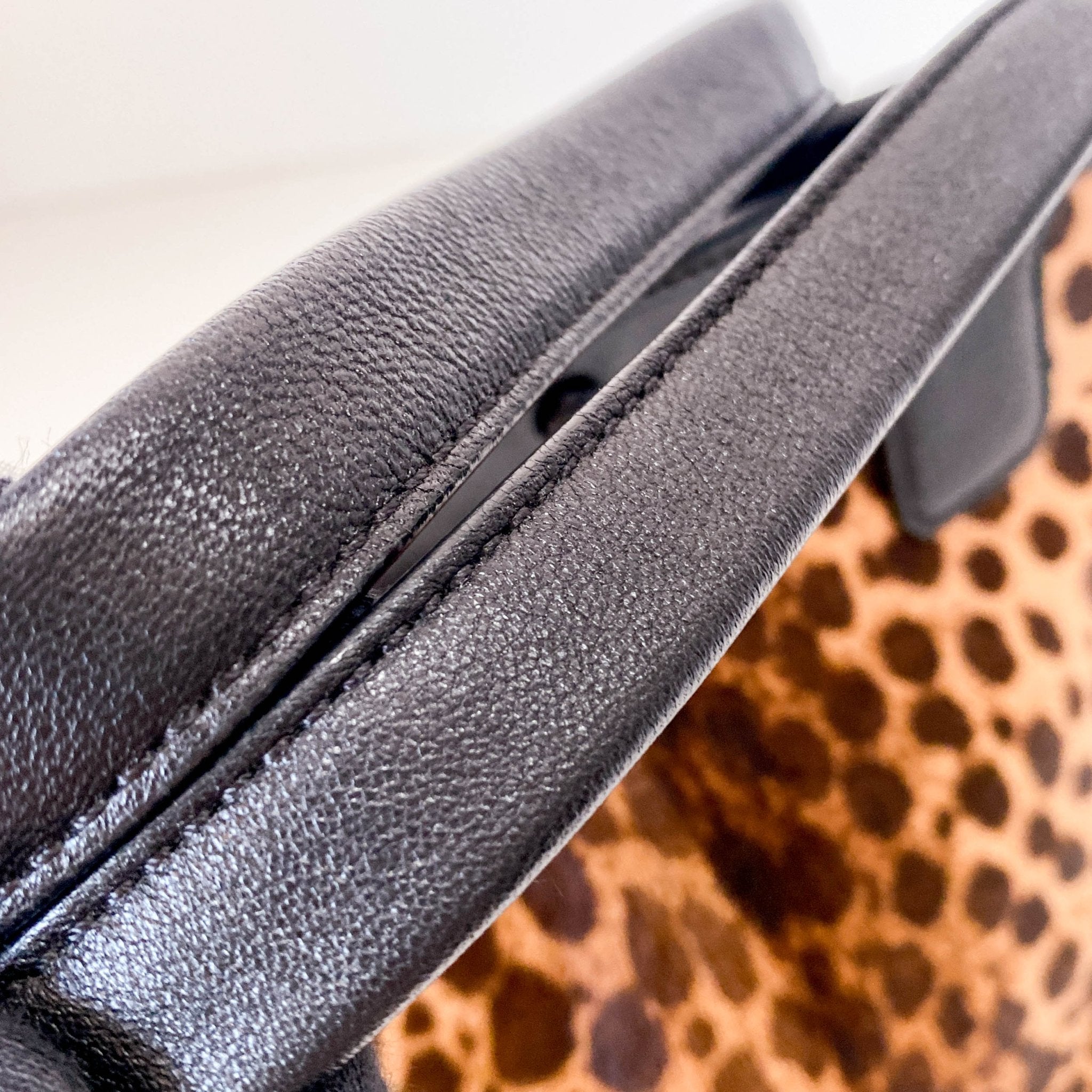 CHLOÉ Alison Pony Hair Calfskin Leopard Print Tote Black, in , Sold by HIVE PRELOVED - Totes, ,