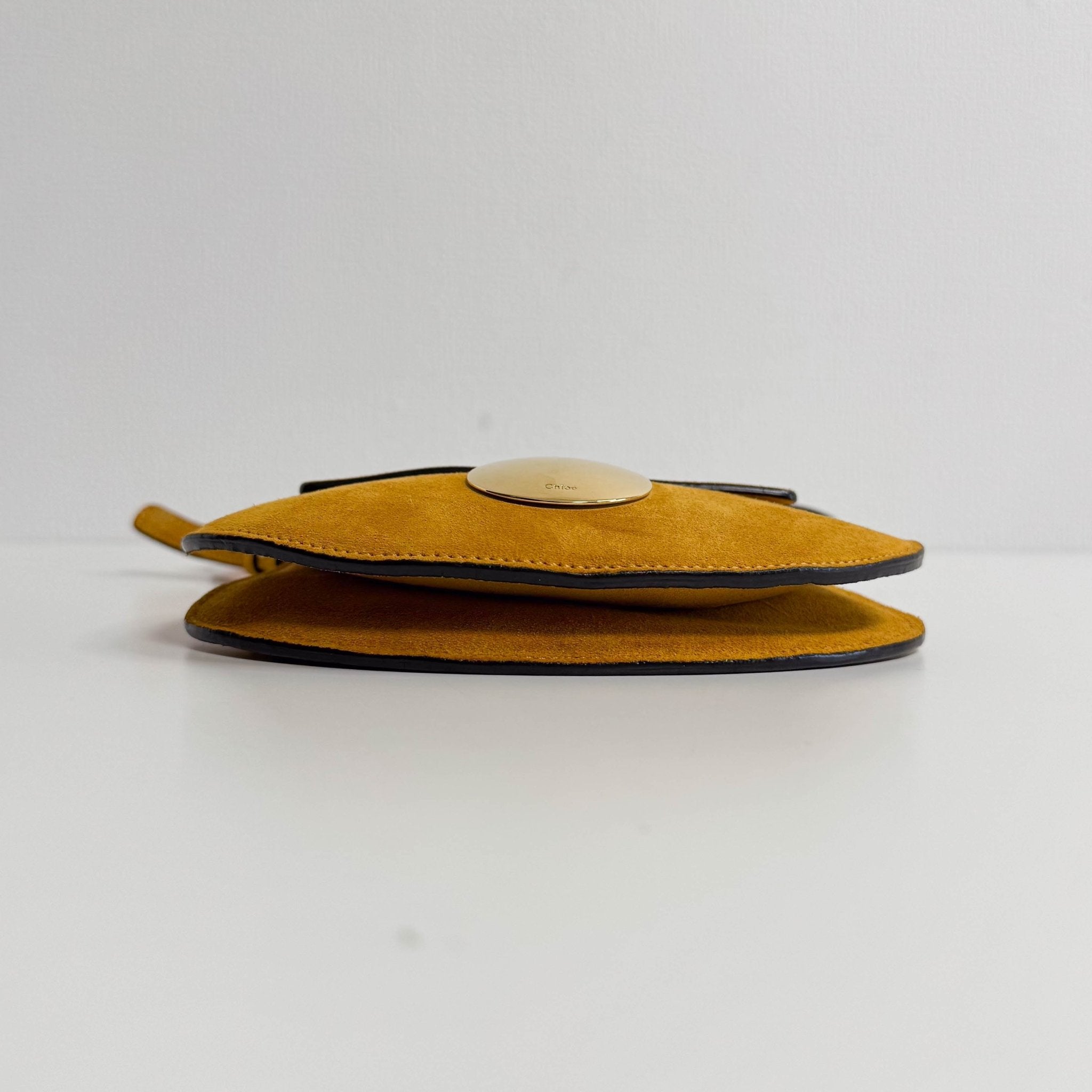 CHLOÉ Chloé Suede Mini Mustard Shoulder Bag Round Hardware, in , Sold by HIVE PRELOVED - Shoulder Bags, ,