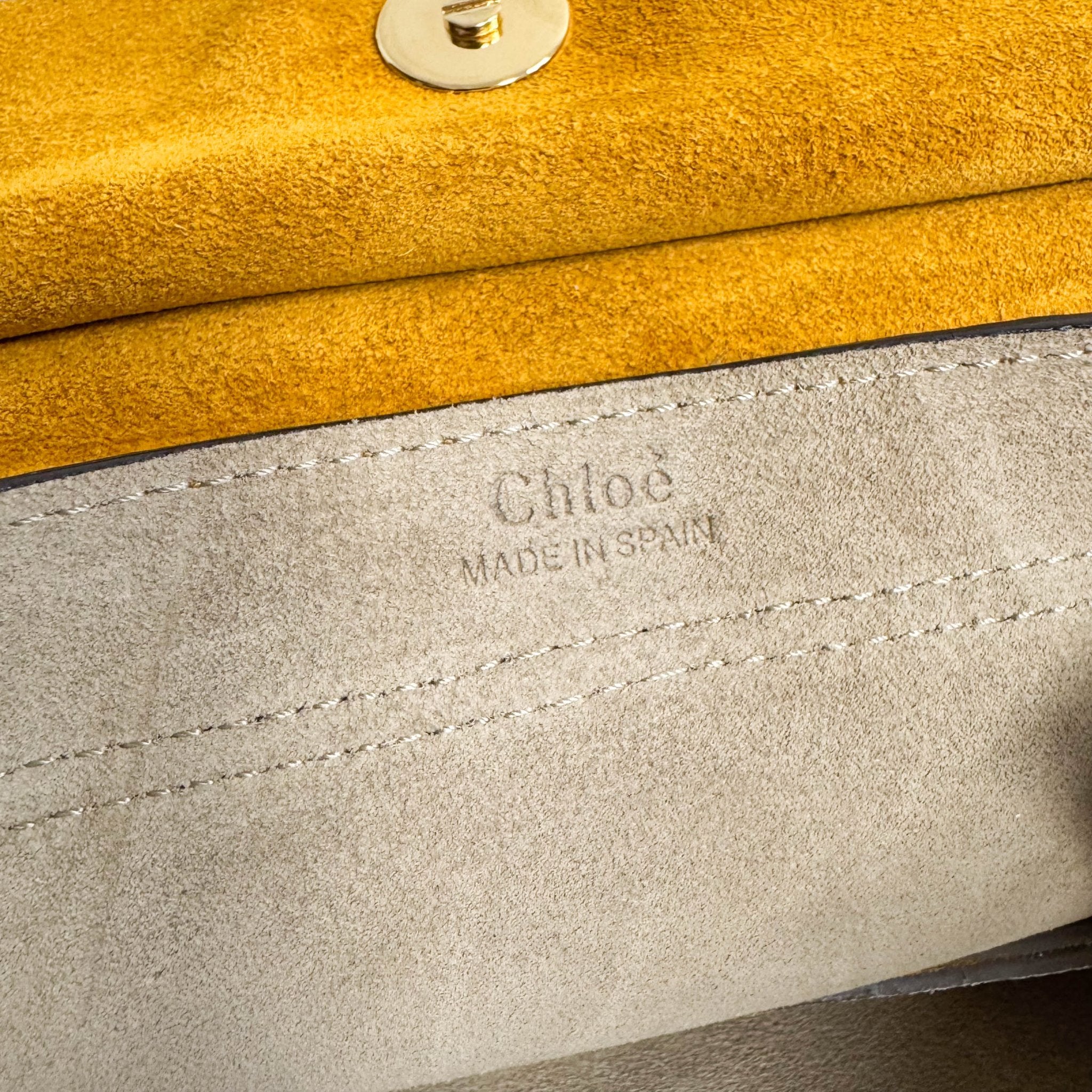 CHLOÉ Chloé Suede Mini Mustard Shoulder Bag Round Hardware, in , Sold by HIVE PRELOVED - Shoulder Bags, ,