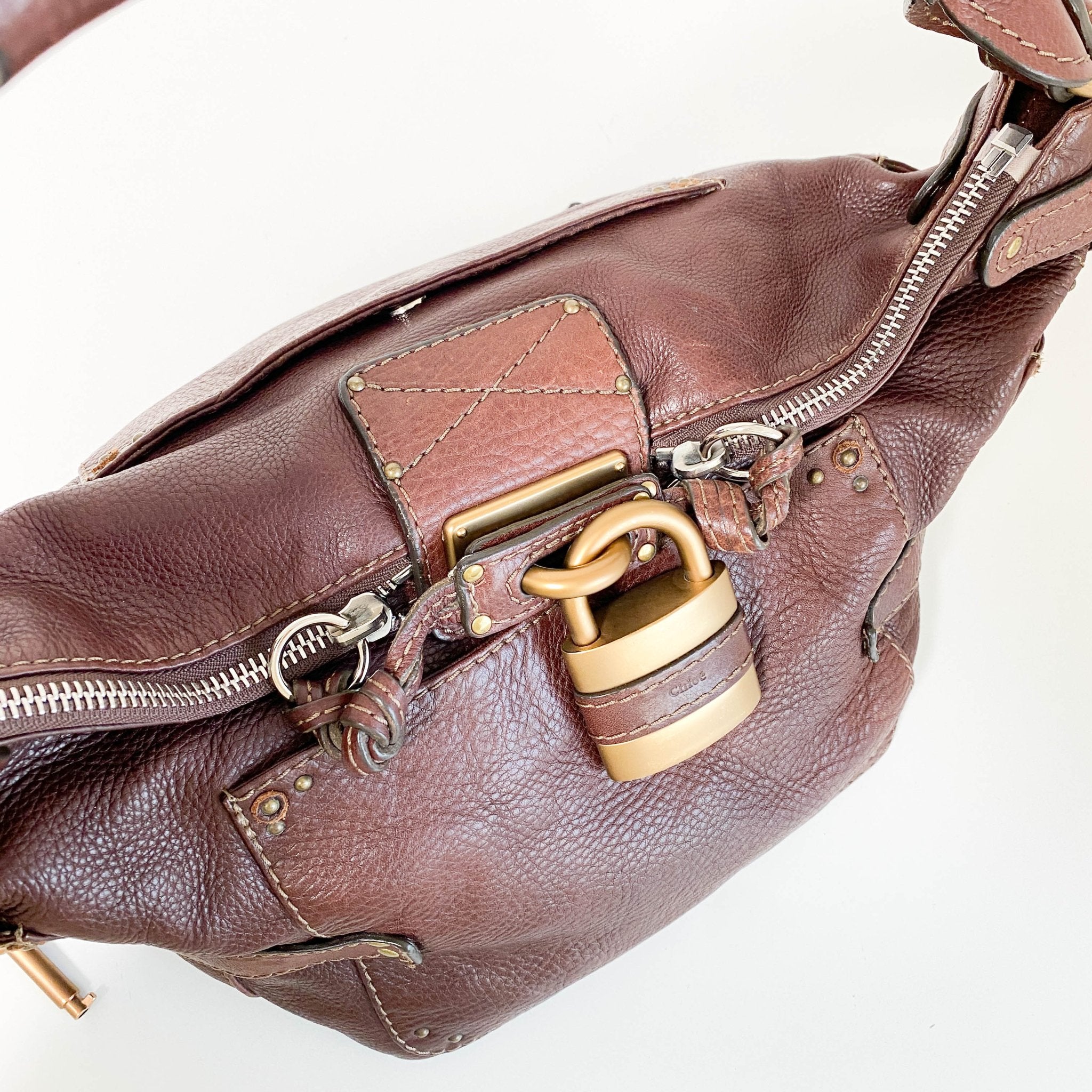 CHLOÉ Hobo Paddington Brown Leather Shoulder Bag, in , Sold by HIVE PRELOVED - Shoulder Bags, ,