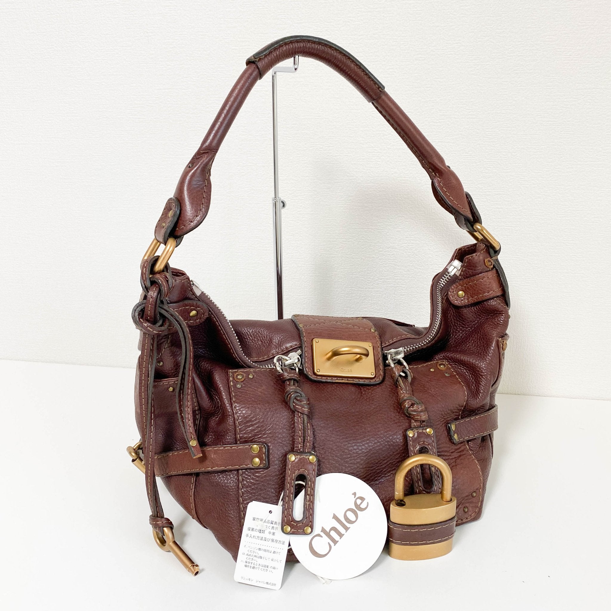 CHLOÉ Hobo Paddington Brown Leather Shoulder Bag, in , Sold by HIVE PRELOVED - Shoulder Bags, ,