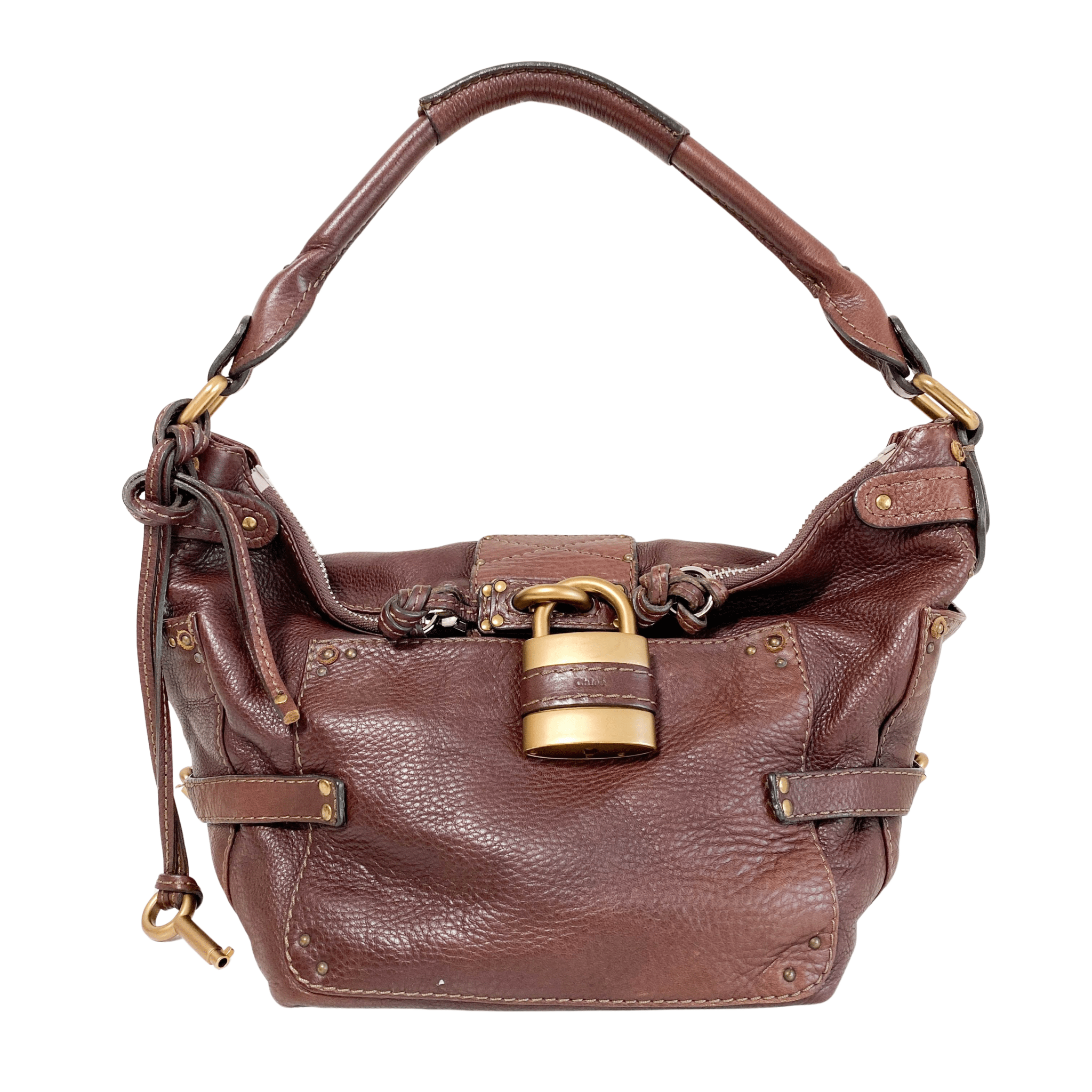 CHLOÉ Hobo Paddington Brown Leather Shoulder Bag, in , Sold by HIVE PRELOVED - Shoulder Bags, ,
