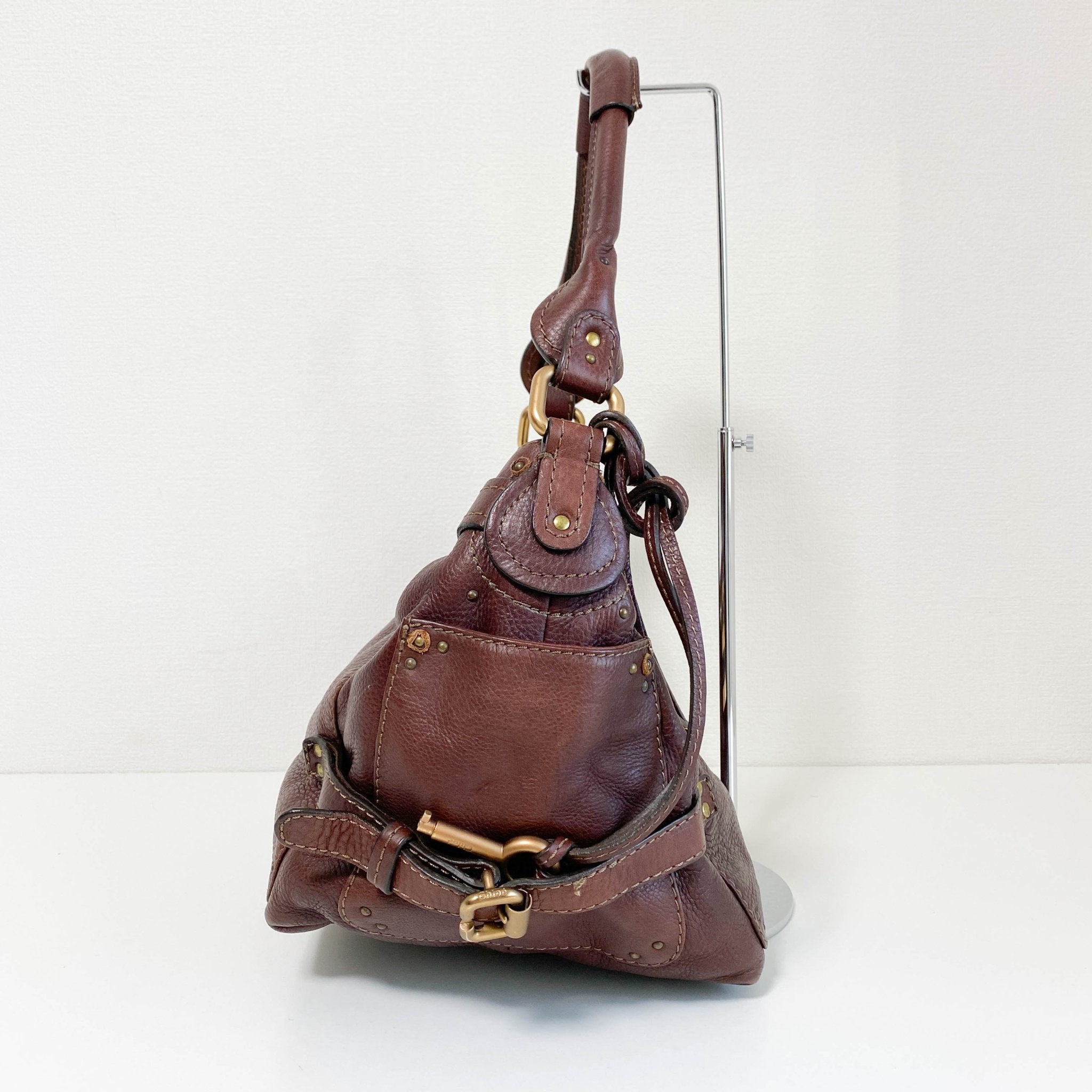 CHLOÉ Hobo Paddington Brown Leather Shoulder Bag, in , Sold by HIVE PRELOVED - Shoulder Bags, ,