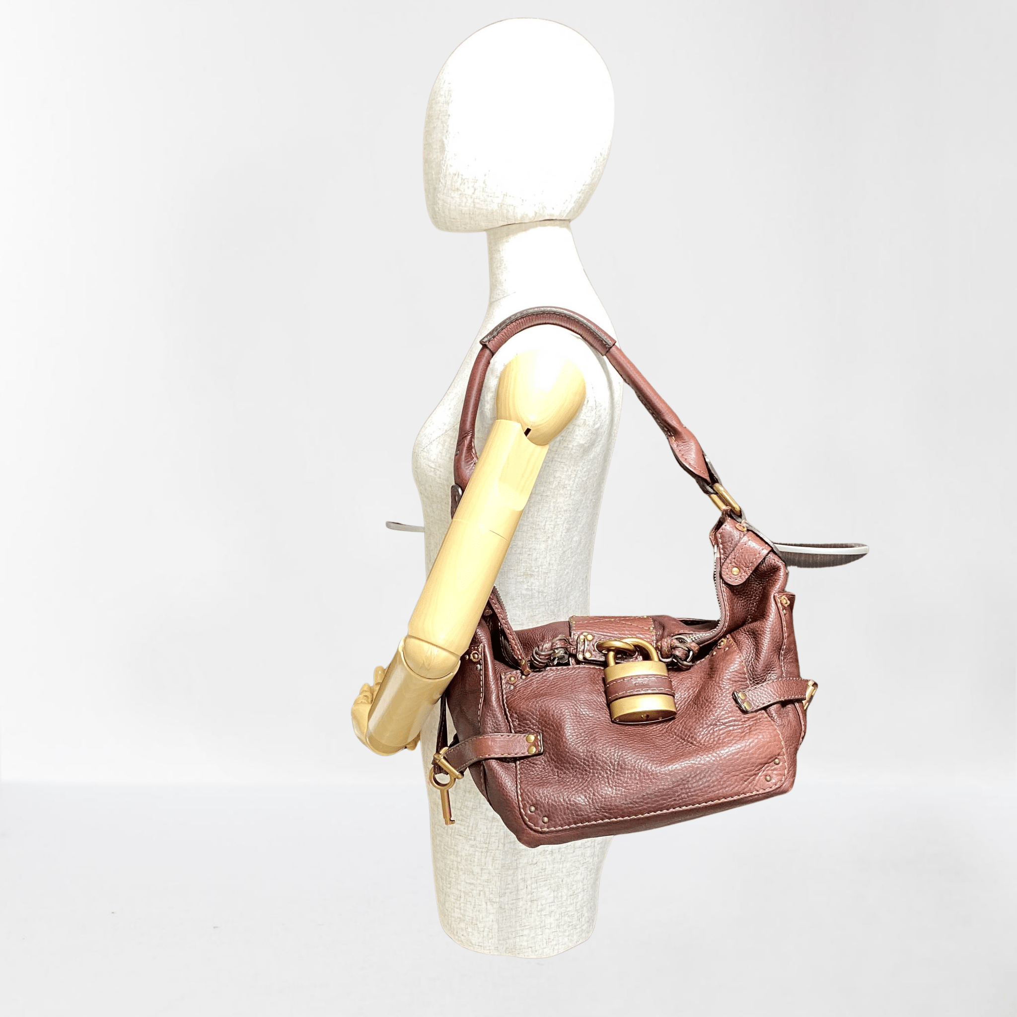 CHLOÉ Hobo Paddington Brown Leather Shoulder Bag, in , Sold by HIVE PRELOVED - Shoulder Bags, ,