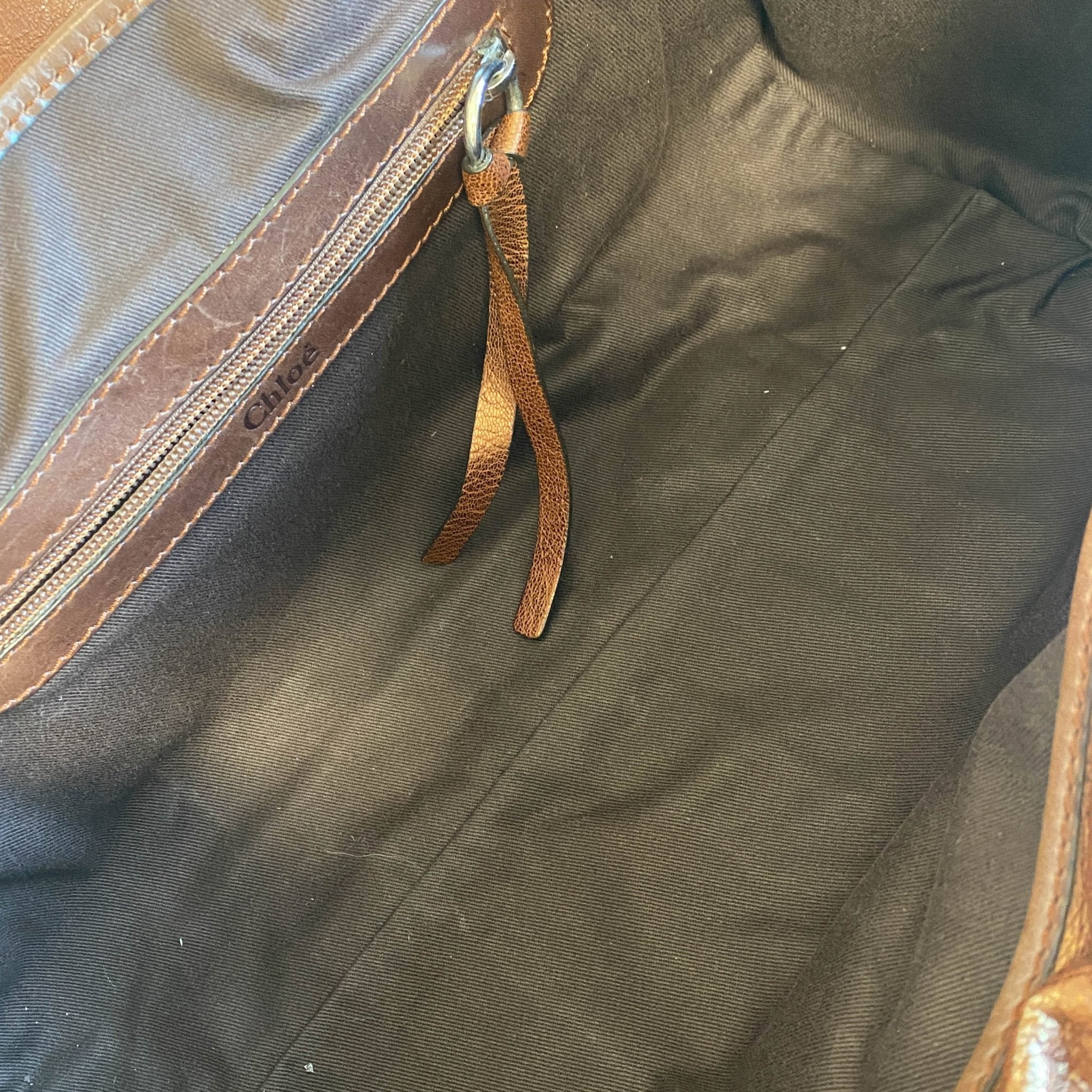 CHLOÉ Kerala Metallic Brown Leather Handbag, in , Sold by HIVE PRELOVED - Handle Bags, ,