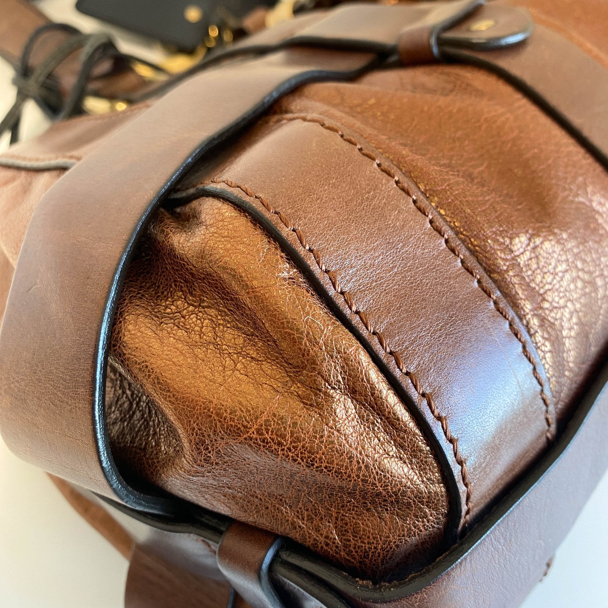 CHLOÉ Kerala Metallic Brown Leather Handbag, in , Sold by HIVE PRELOVED - Handle Bags, ,