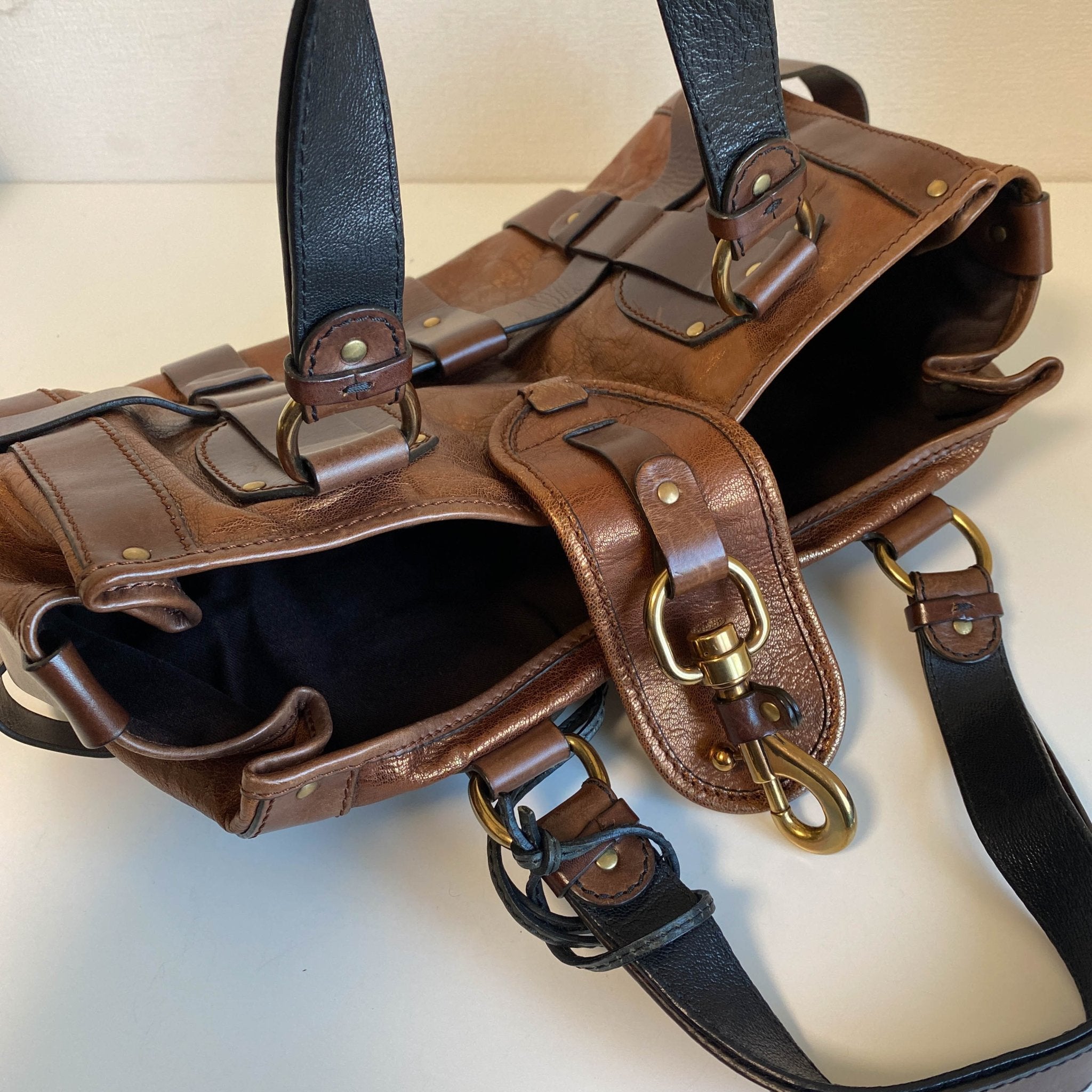 CHLOÉ Kerala Metallic Brown Leather Handbag, in , Sold by HIVE PRELOVED - Handle Bags, ,