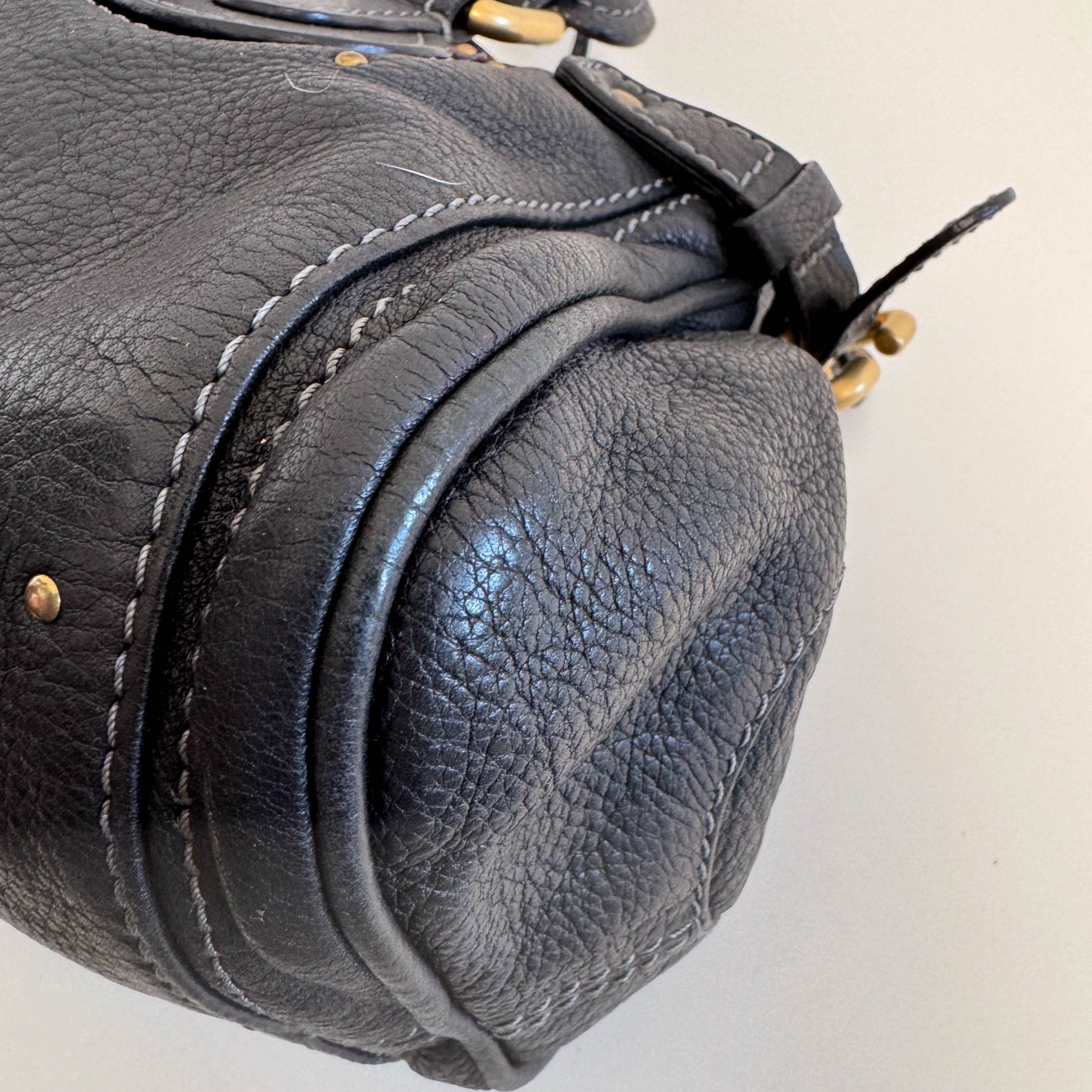 CHLOÉ Paddington Black leather Handbag Front Pocket, in , Sold by HIVE PRELOVED - Shoulder Bags, ,
