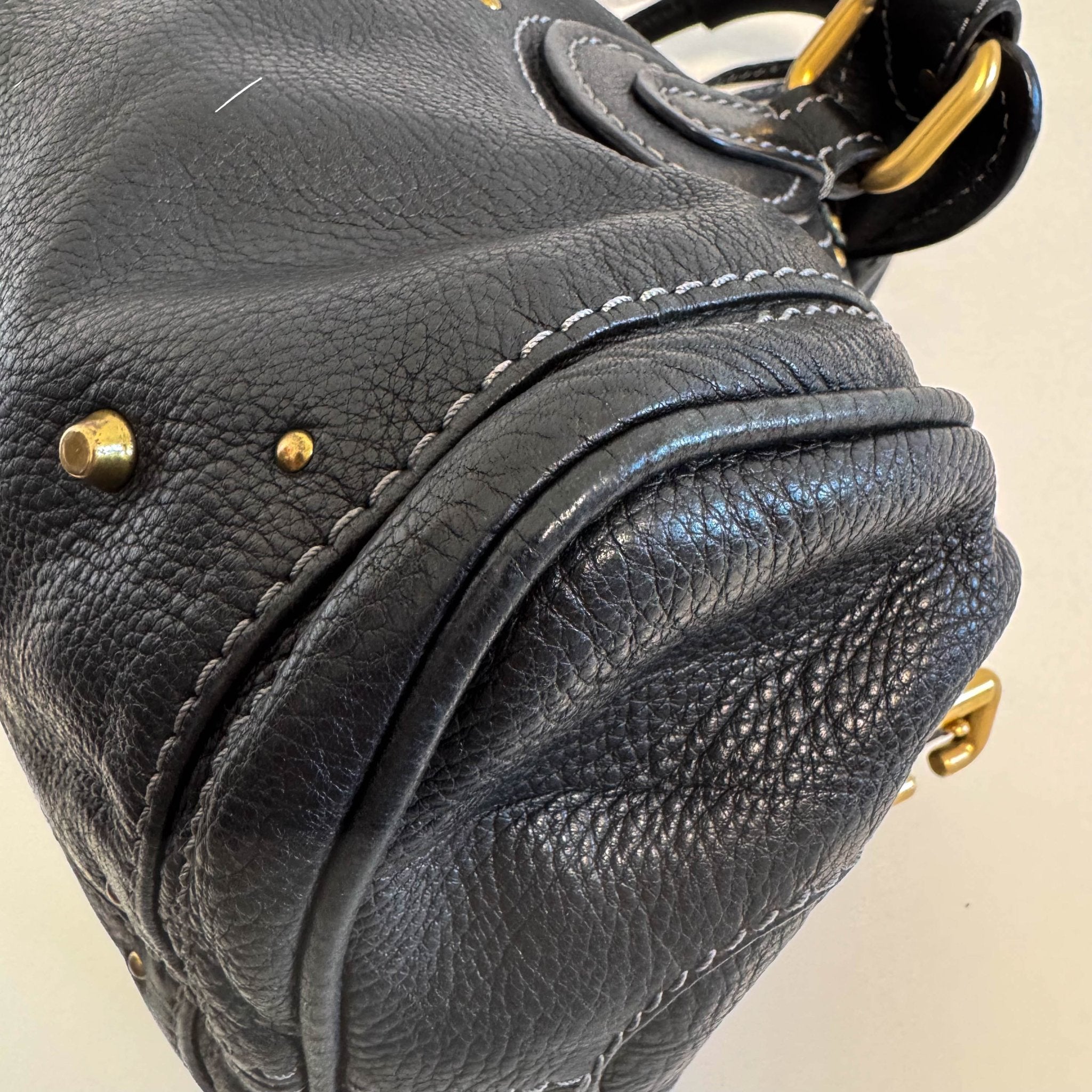 CHLOÉ Paddington Black leather Handbag Front Pocket, in , Sold by HIVE PRELOVED - Shoulder Bags, ,