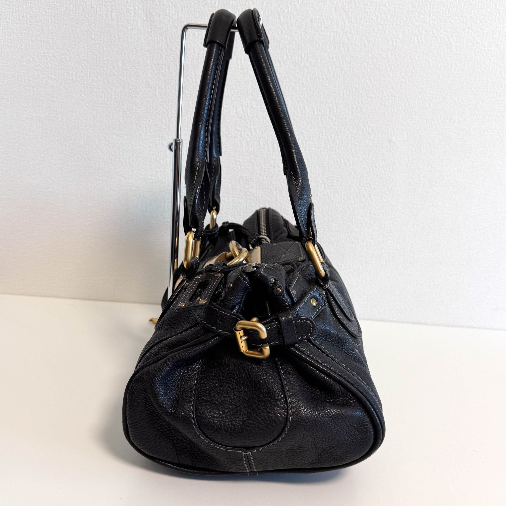 CHLOÉ Paddington Black leather Handbag Front Pocket, in , Sold by HIVE PRELOVED - Shoulder Bags, ,