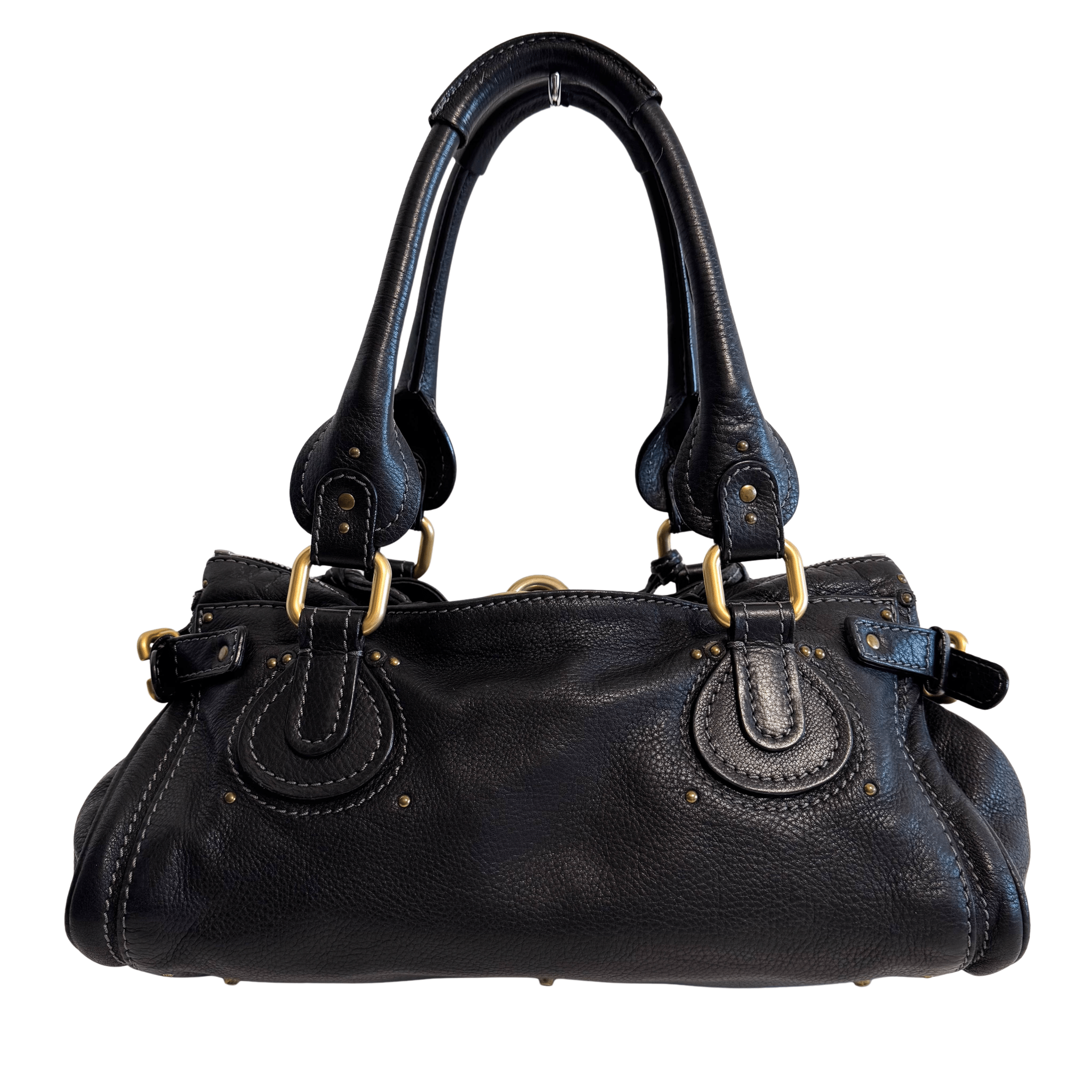 CHLOÉ Paddington Black leather Handbag Front Pocket, in , Sold by HIVE PRELOVED - Shoulder Bags, ,