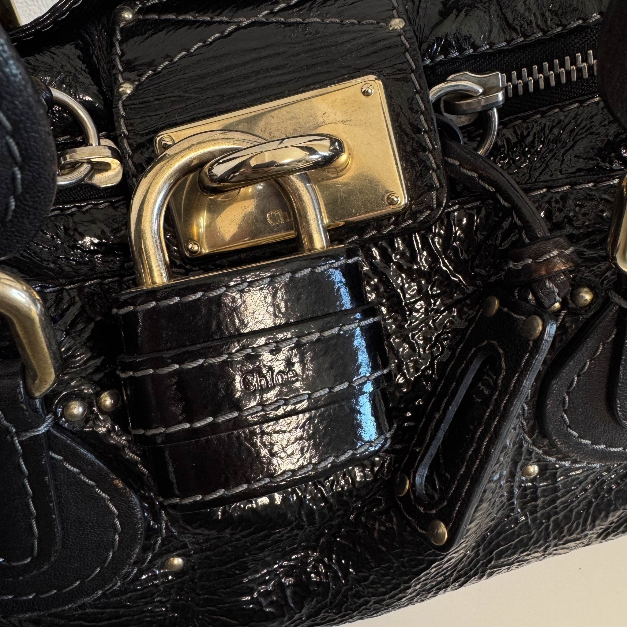 CHLOÉ Paddington Black Leather Handbag, in , Sold by HIVE PRELOVED - Handle Bags, ,