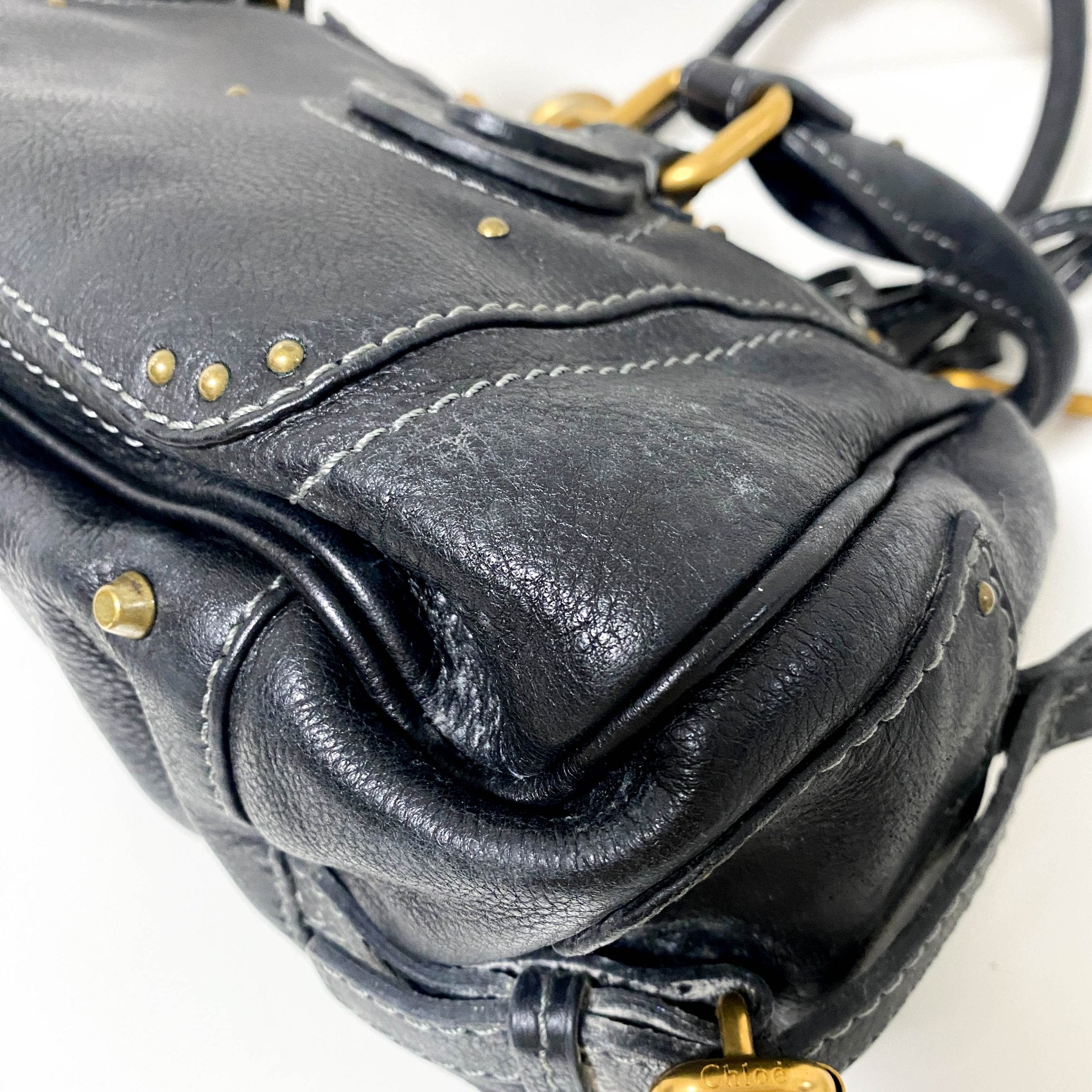 CHLOÉ Paddington Black leather Handbag, in , Sold by HIVE PRELOVED - Handle Bags, Shoulder Bags,