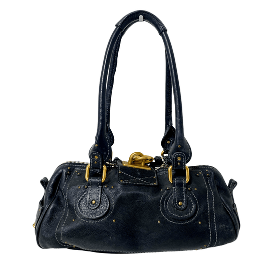 CHLOÉ Paddington Black leather Handbag, in , Sold by HIVE PRELOVED - Handle Bags, Shoulder Bags,