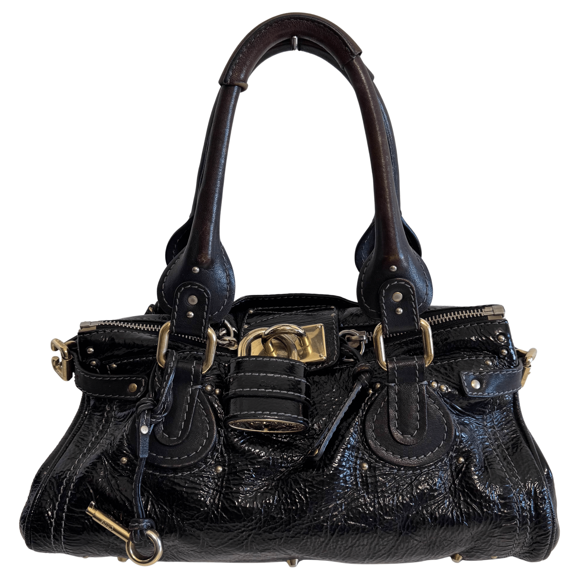 CHLOÉ Paddington Black Leather Handbag, in , Sold by HIVE PRELOVED - Handle Bags, ,