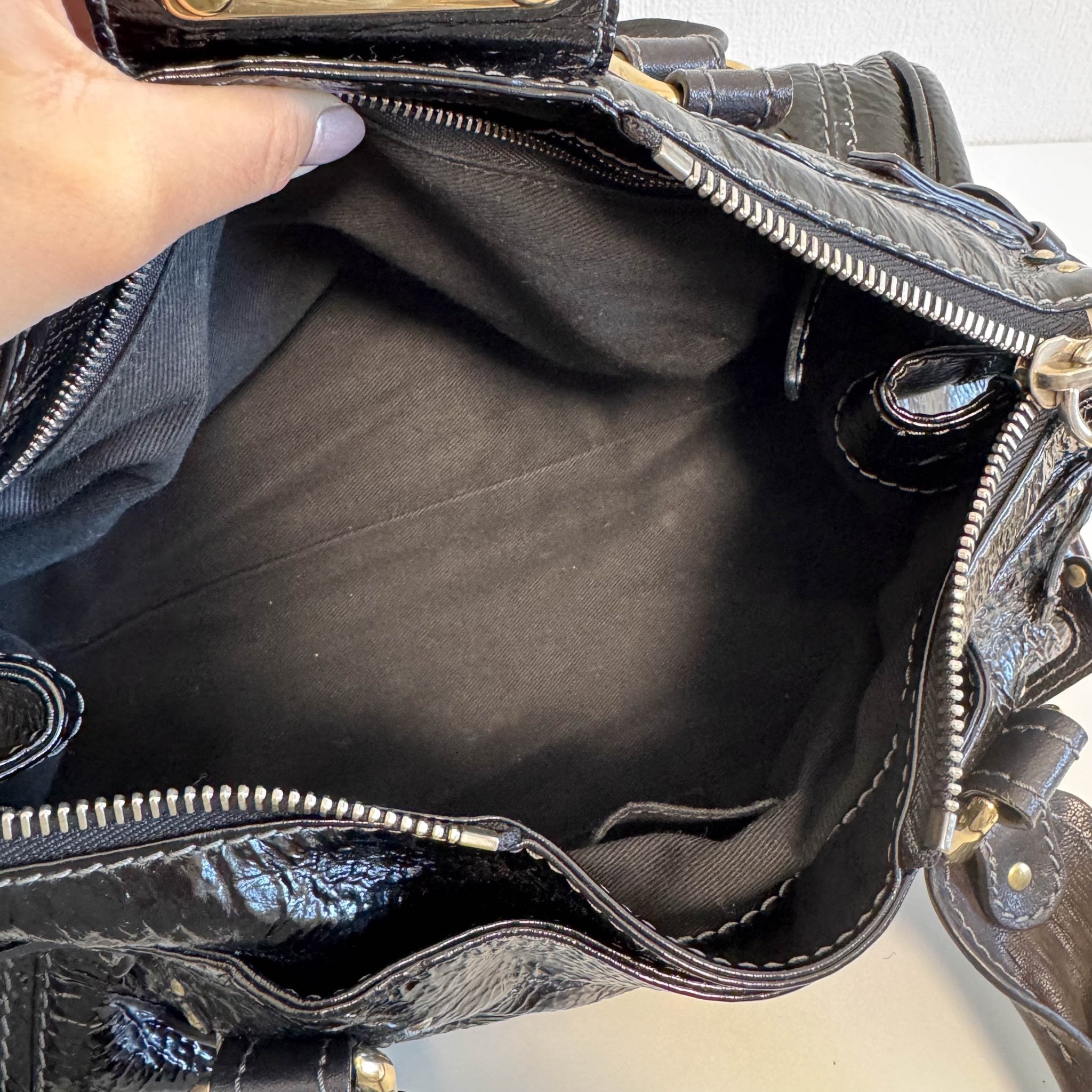 CHLOÉ Paddington Black Leather Handbag, in , Sold by HIVE PRELOVED - Handle Bags, ,