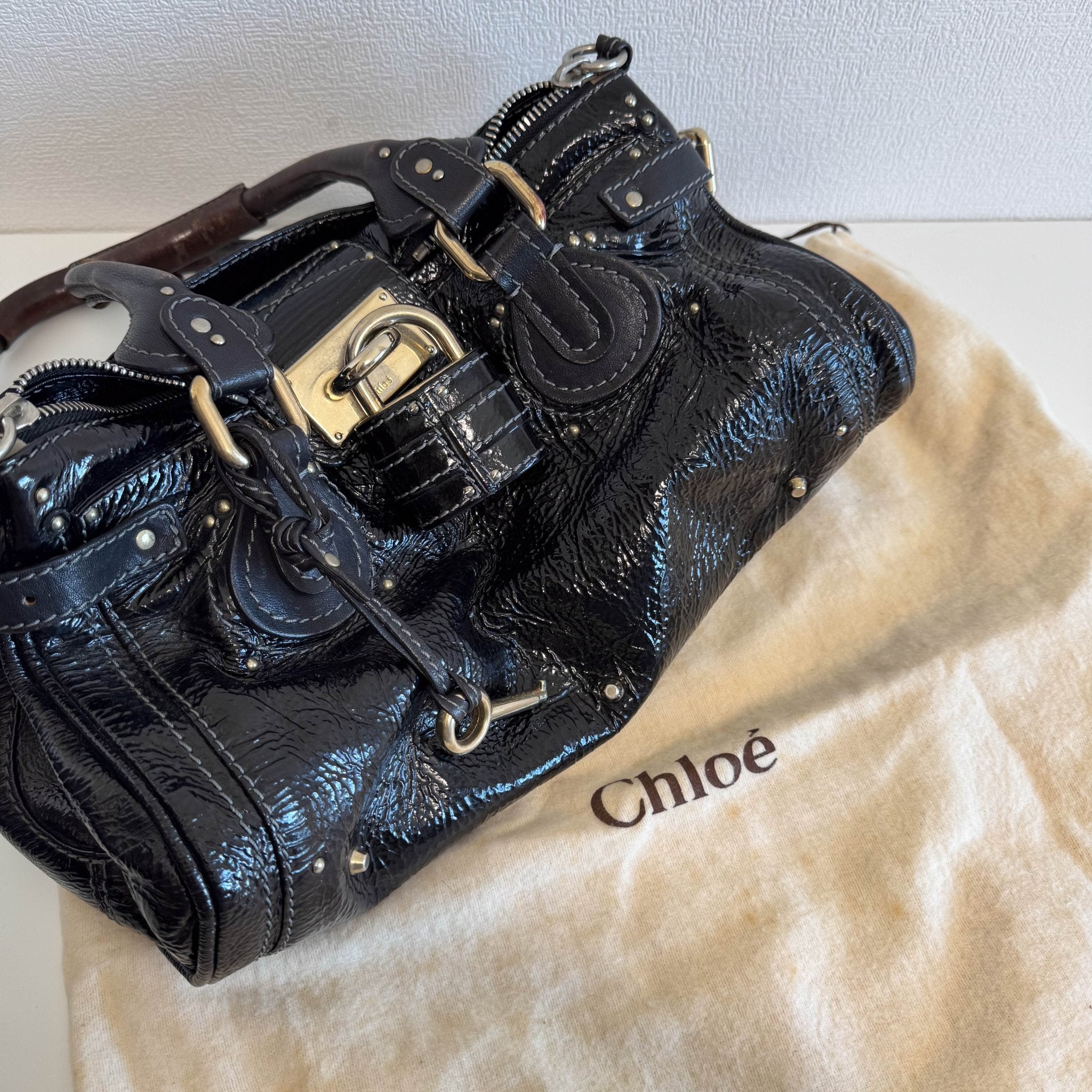 CHLOÉ Paddington Black Leather Handbag, in , Sold by HIVE PRELOVED - Handle Bags, ,