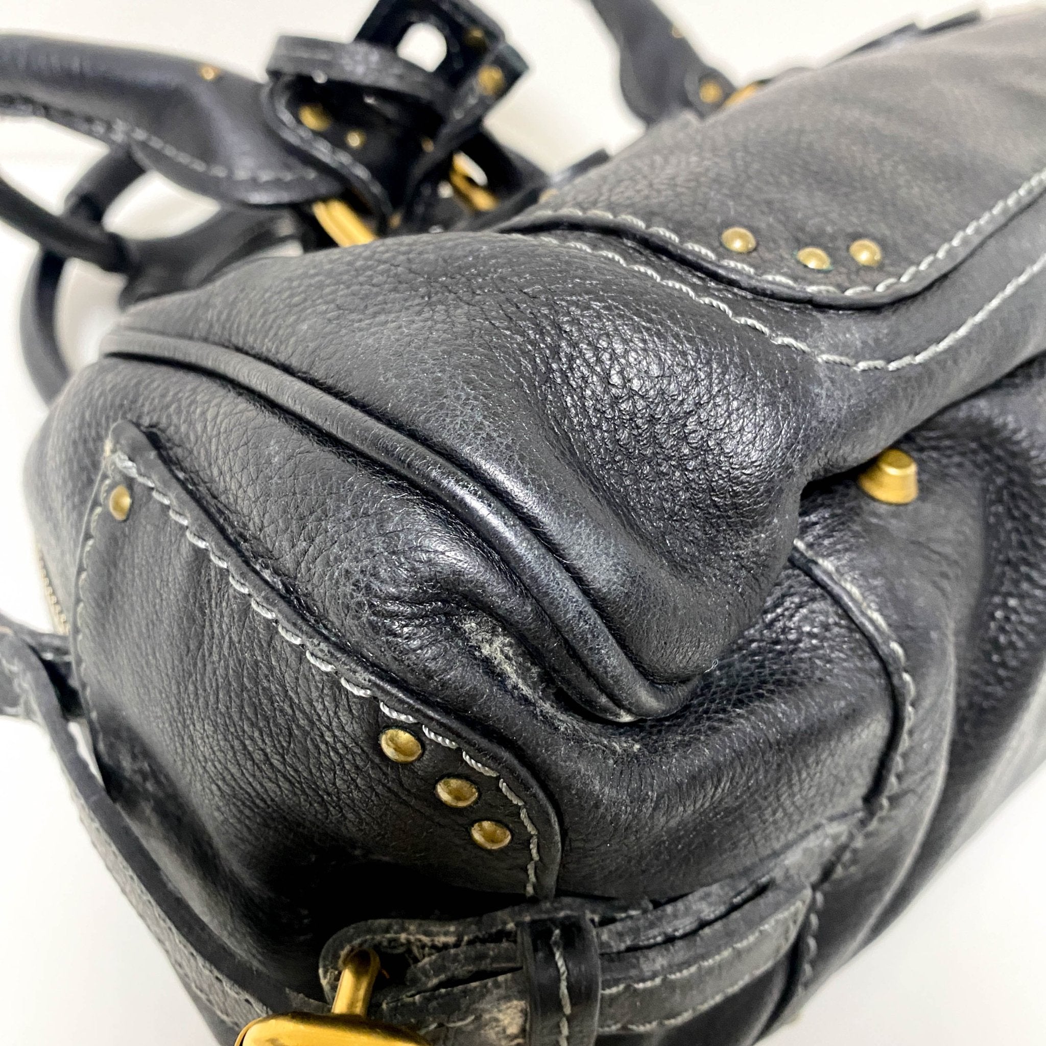 CHLOÉ Paddington Black leather Handbag, in , Sold by HIVE PRELOVED - Handle Bags, Shoulder Bags,