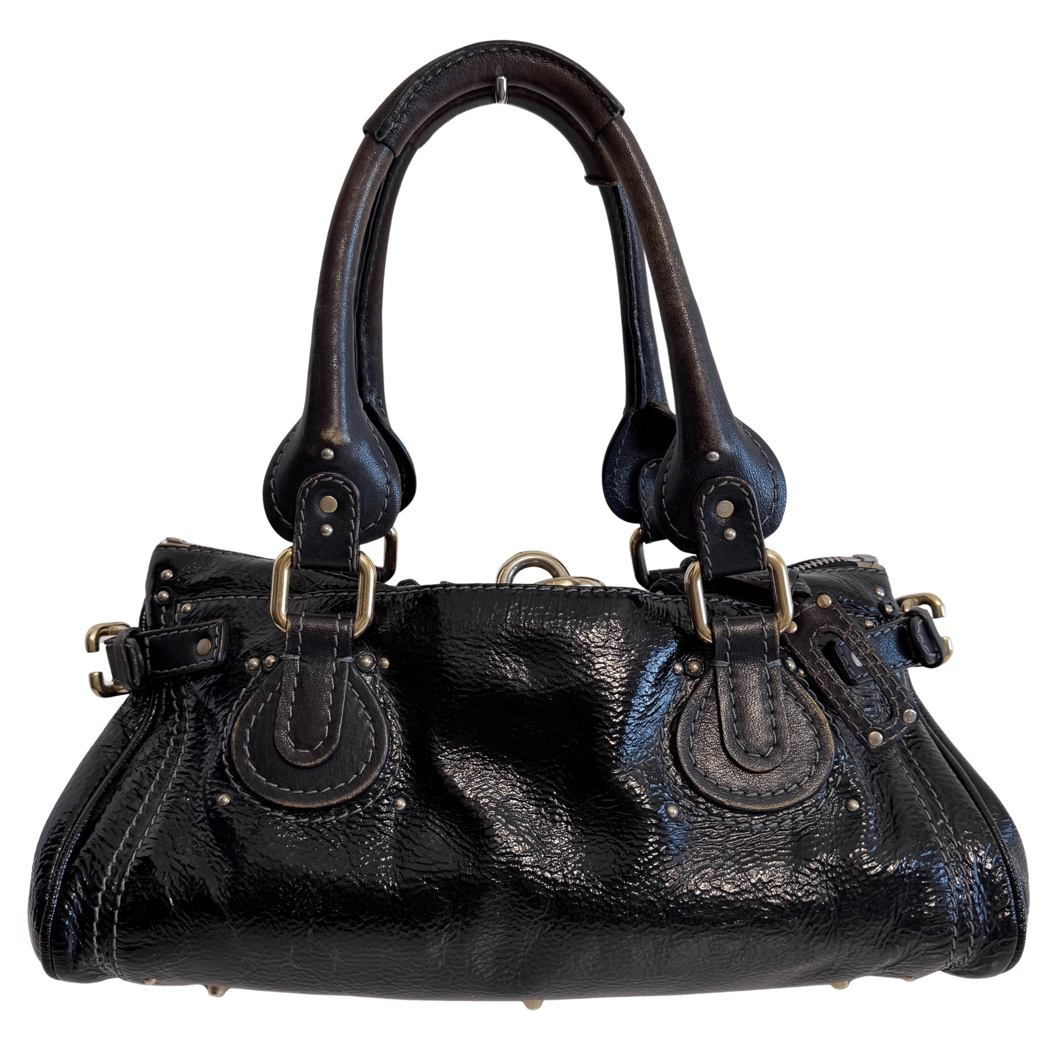 CHLOÉ Paddington Black Leather Handbag, in , Sold by HIVE PRELOVED - Handle Bags, ,