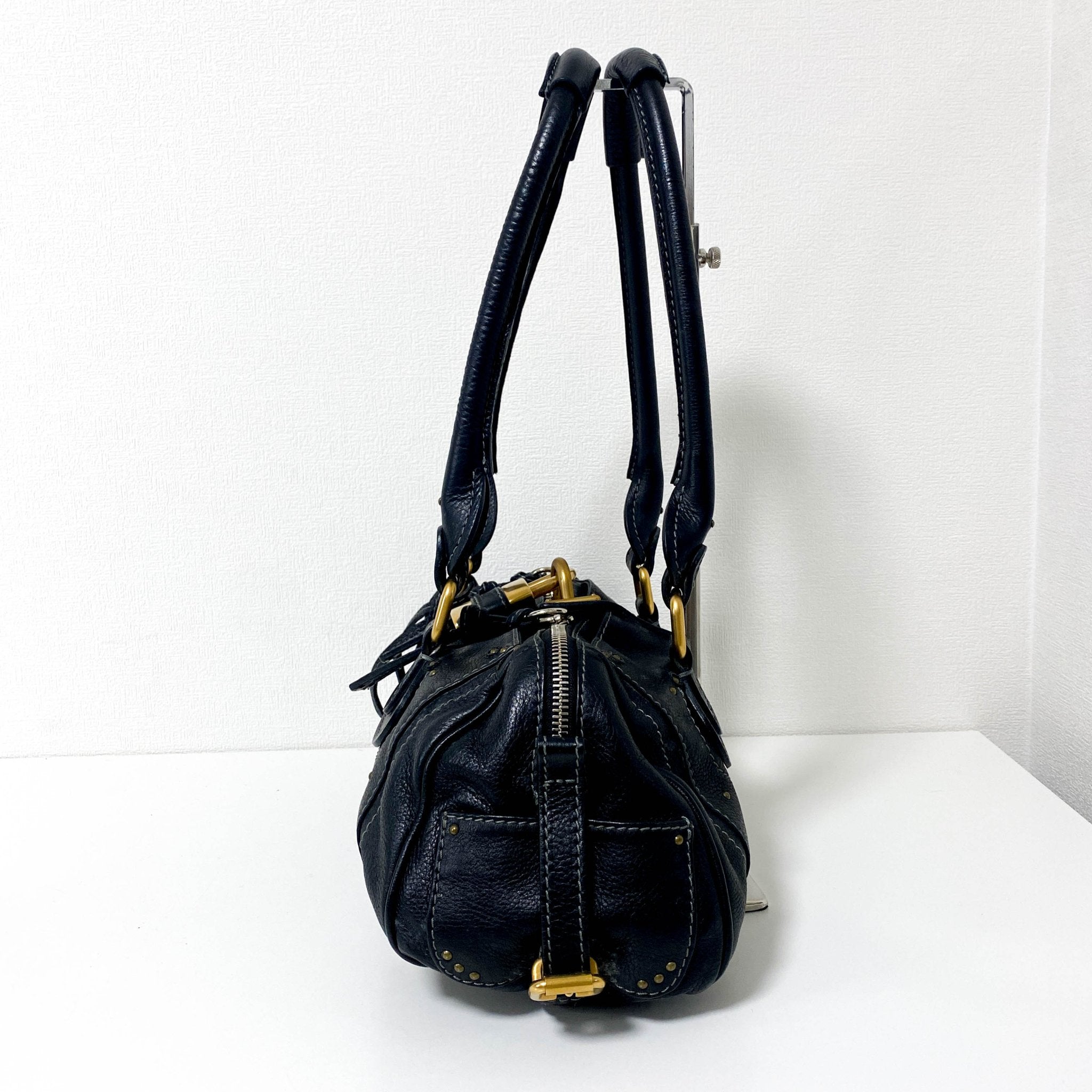 CHLOÉ Paddington Black leather Handbag, in , Sold by HIVE PRELOVED - Handle Bags, Shoulder Bags,