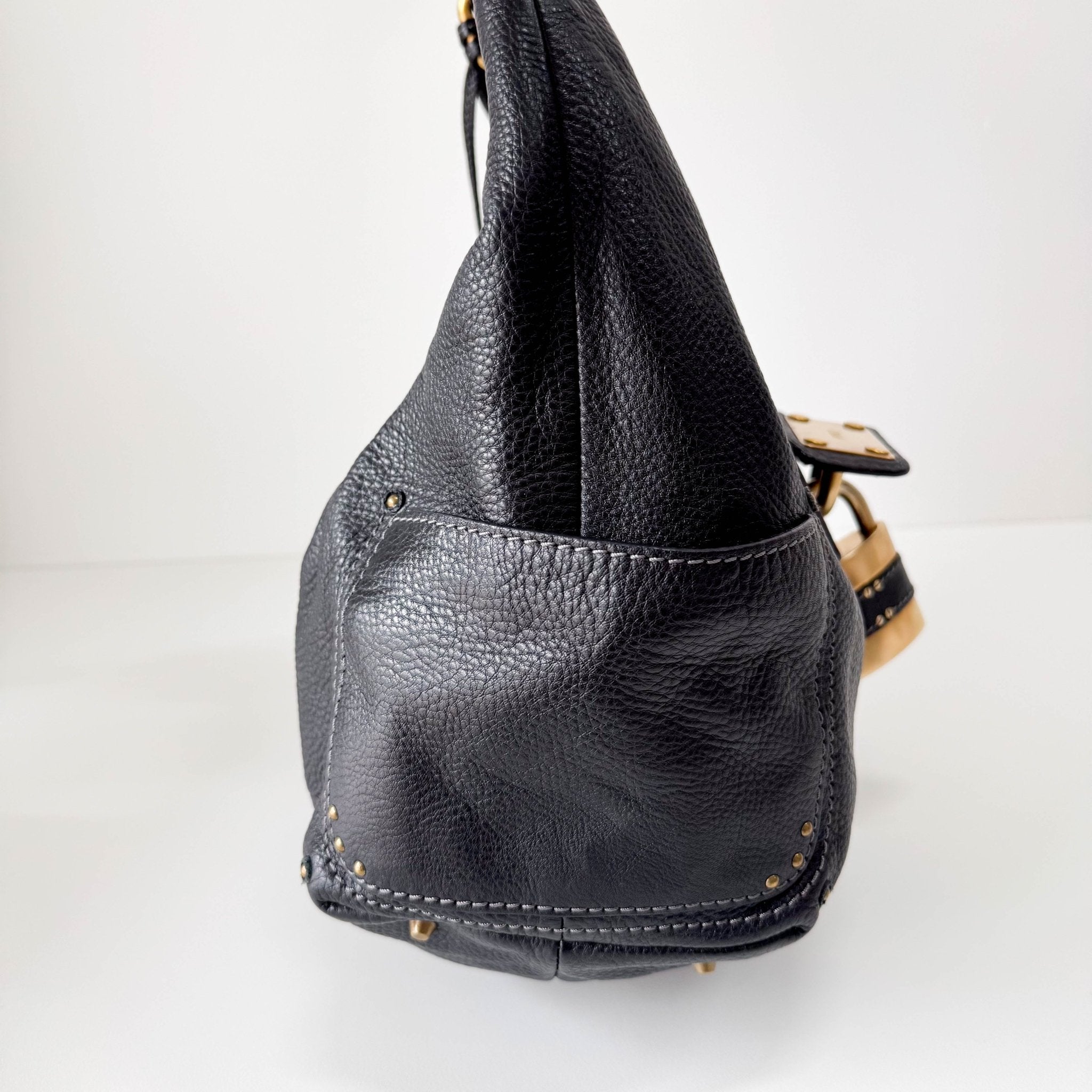 CHLOÉ Paddington Black leather Hobo Shoulder Bag, in , Sold by HIVE PRELOVED - Shoulder Bags, ,