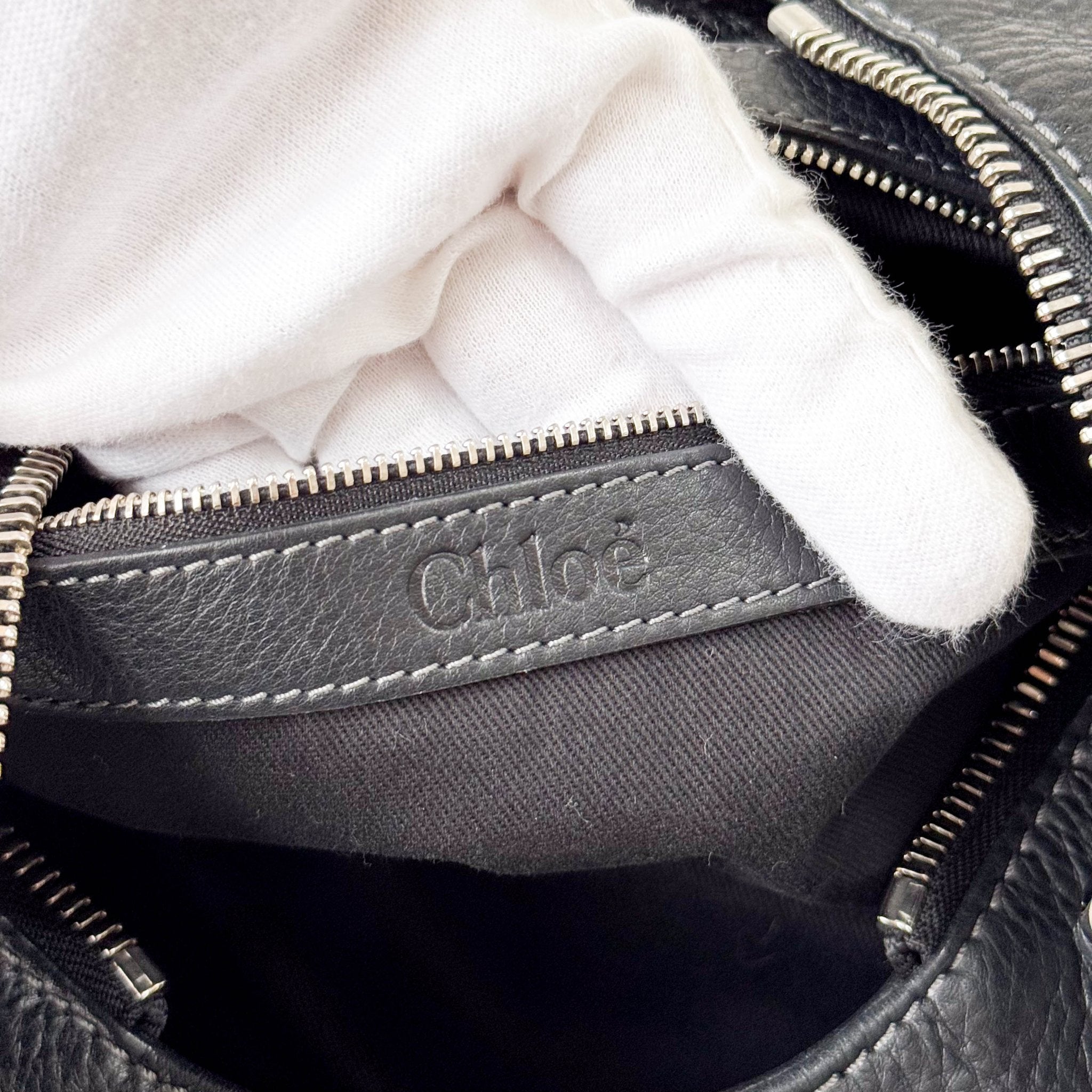 CHLOÉ Paddington Black leather Hobo Shoulder Bag, in , Sold by HIVE PRELOVED - Shoulder Bags, ,