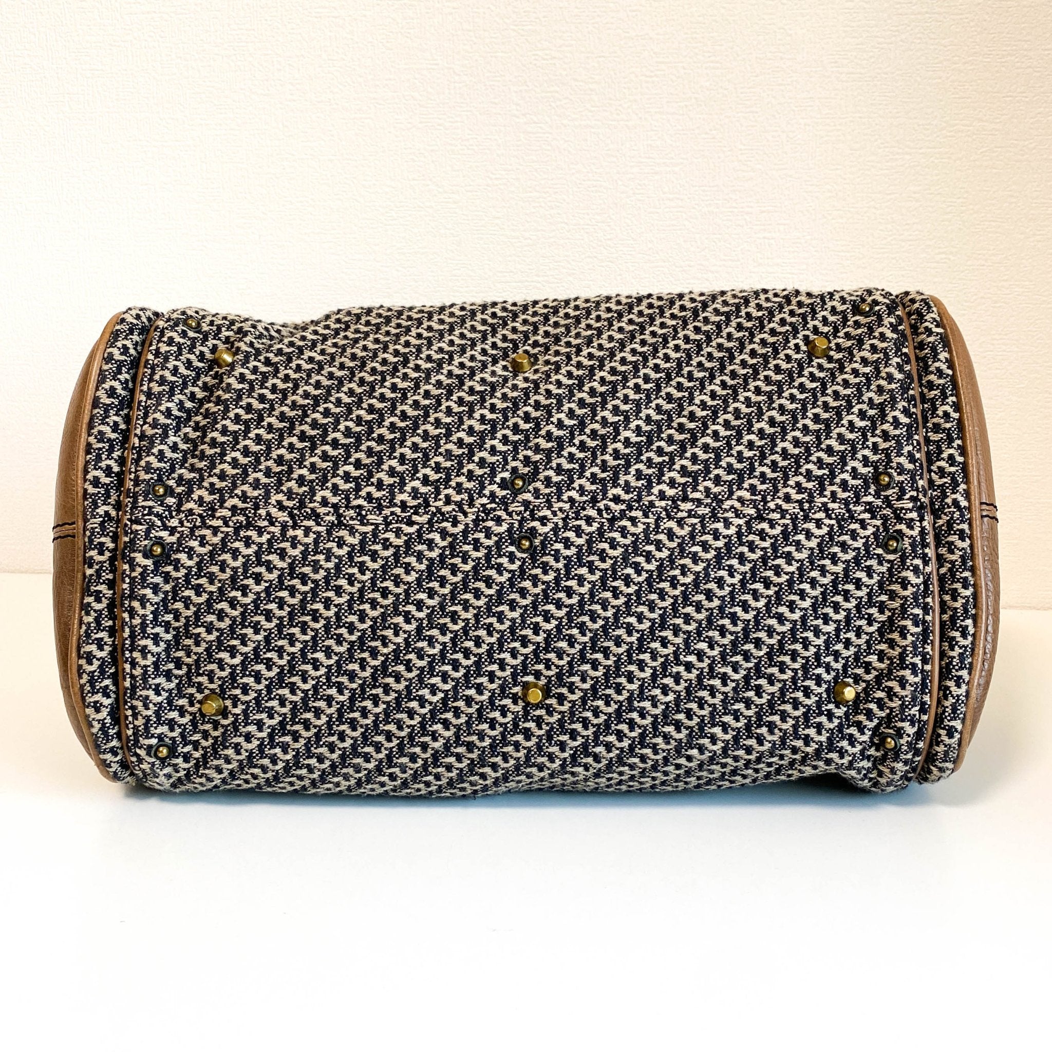 CHLOÉ Paddington Brown Gold Leather Tweed Handbag, in , Sold by HIVE PRELOVED - Handle Bags, ,