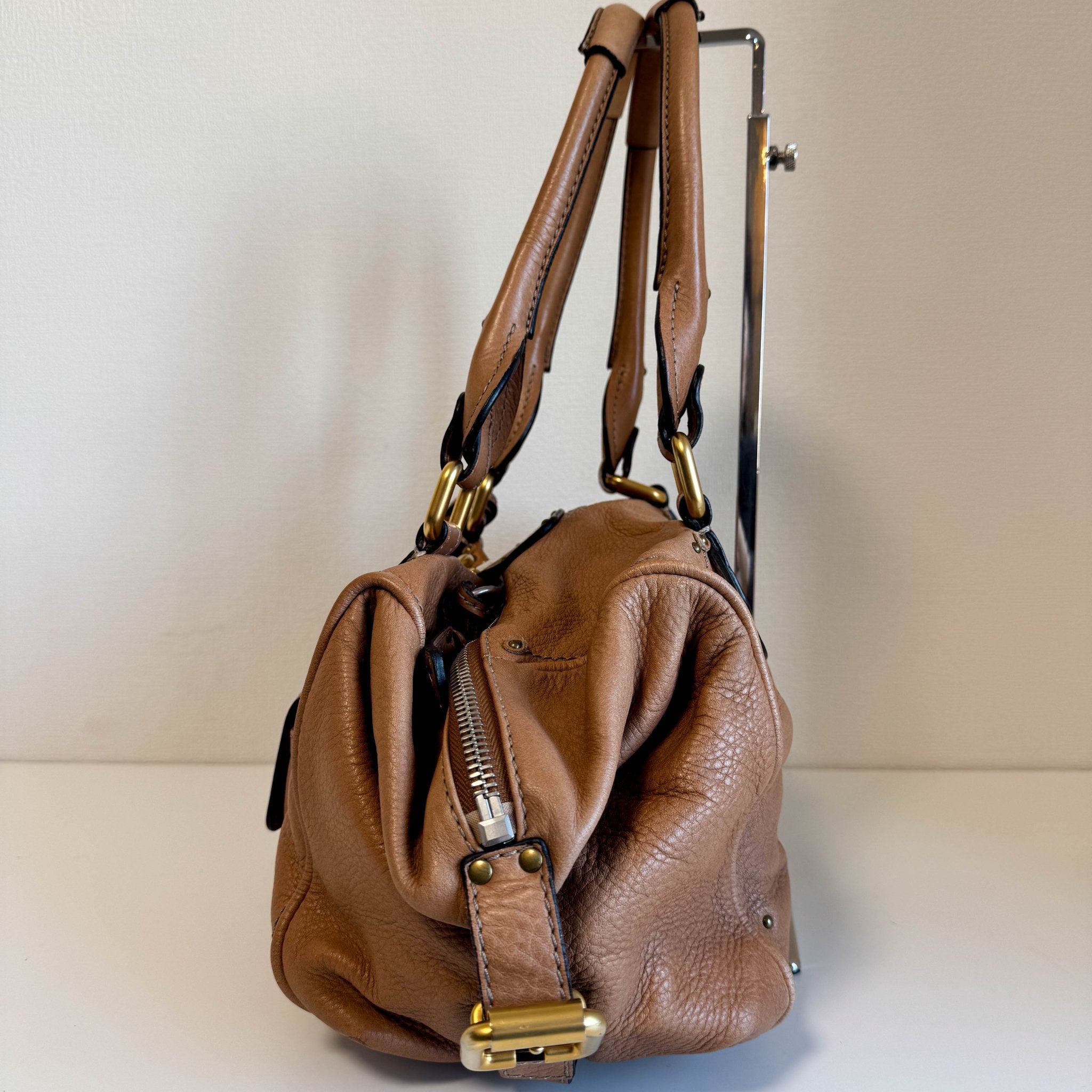 CHLOÉ Paddington Brown leather Handbag Front Pocket, in , Sold by HIVE PRELOVED - Handle Bags, ,