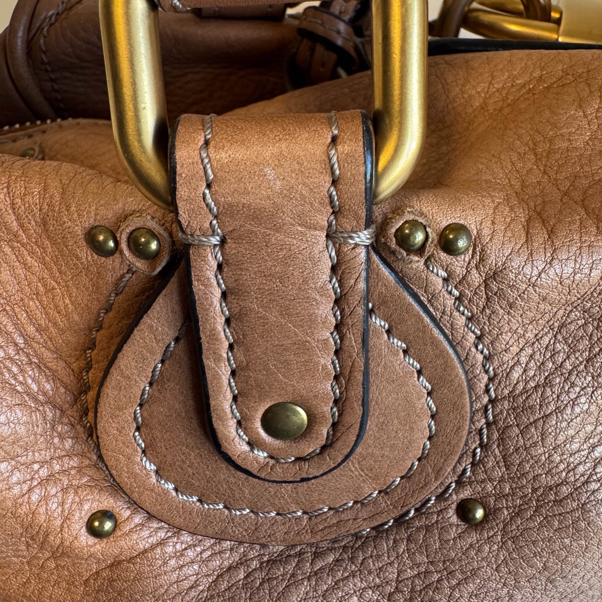 CHLOÉ Paddington Brown leather Handbag Front Pocket, in , Sold by HIVE PRELOVED - Handle Bags, ,