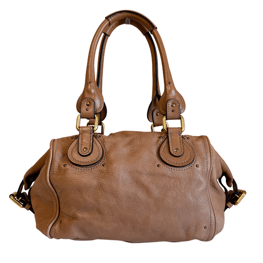 CHLOÉ Paddington Brown leather Handbag Front Pocket, in , Sold by HIVE PRELOVED - Handle Bags, ,