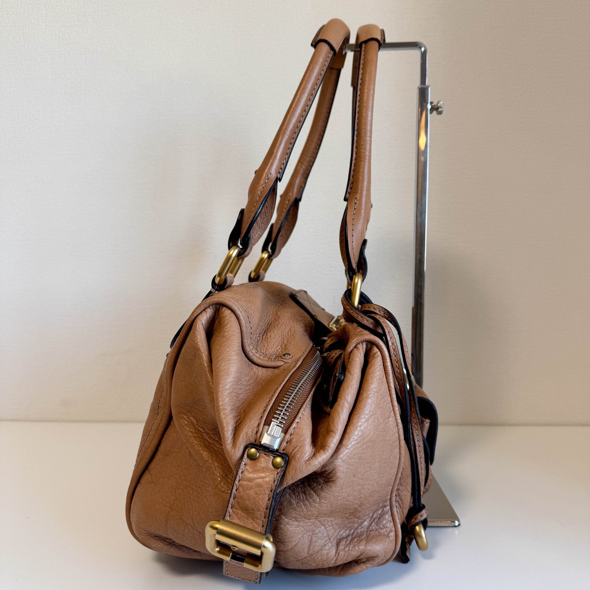 CHLOÉ Paddington Brown leather Handbag Front Pocket, in , Sold by HIVE PRELOVED - Handle Bags, ,