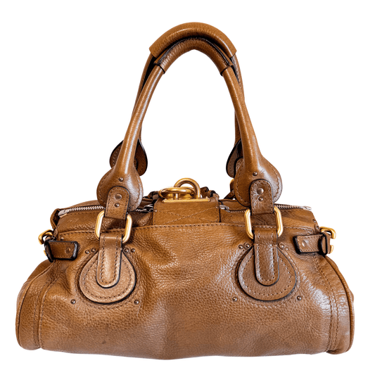 CHLOÉ Paddington Brown leather Handbag, in , Sold by HIVE PRELOVED - Handle Bags, ,