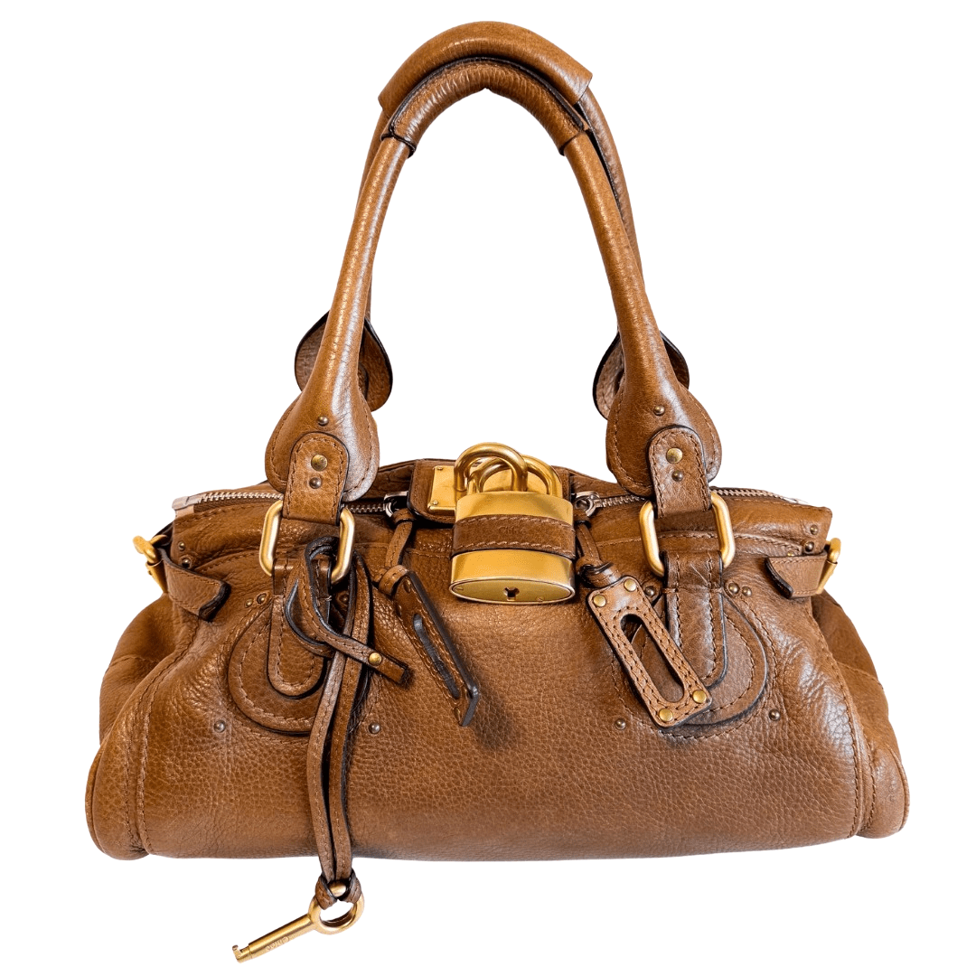 CHLOÉ Paddington Brown leather Handbag, in , Sold by HIVE PRELOVED - Handle Bags, ,