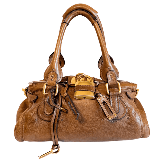 CHLOÉ Paddington Brown leather Handbag, in , Sold by HIVE PRELOVED - Handle Bags, ,